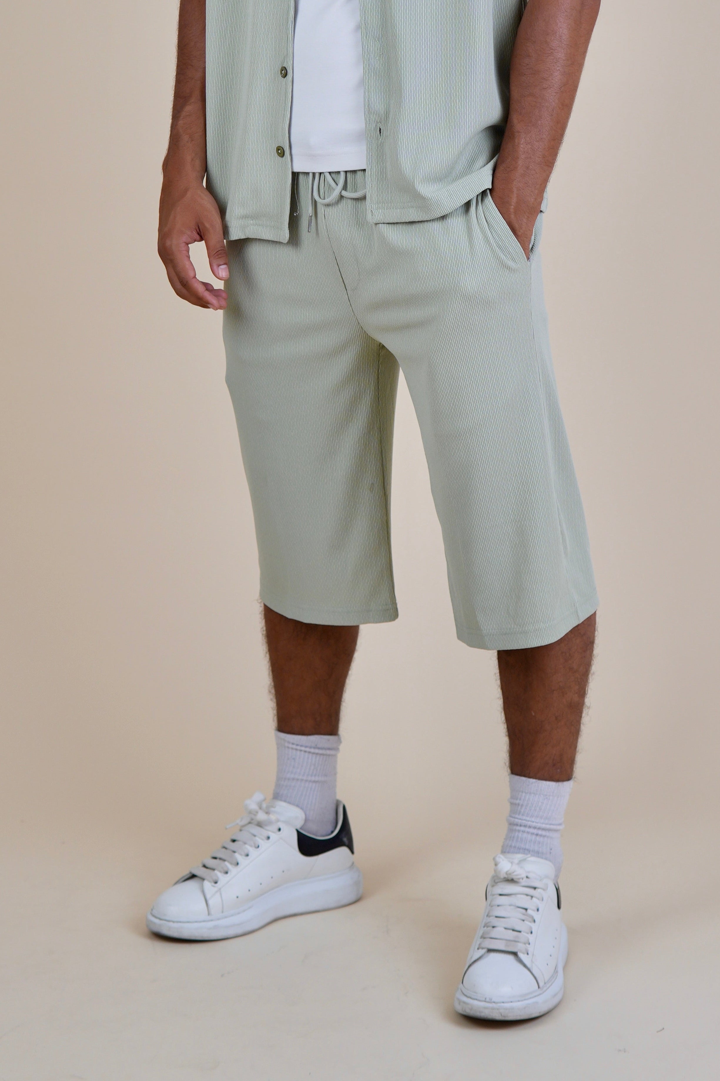 Men's Sage Green Rivieria Relaxed Shorts
