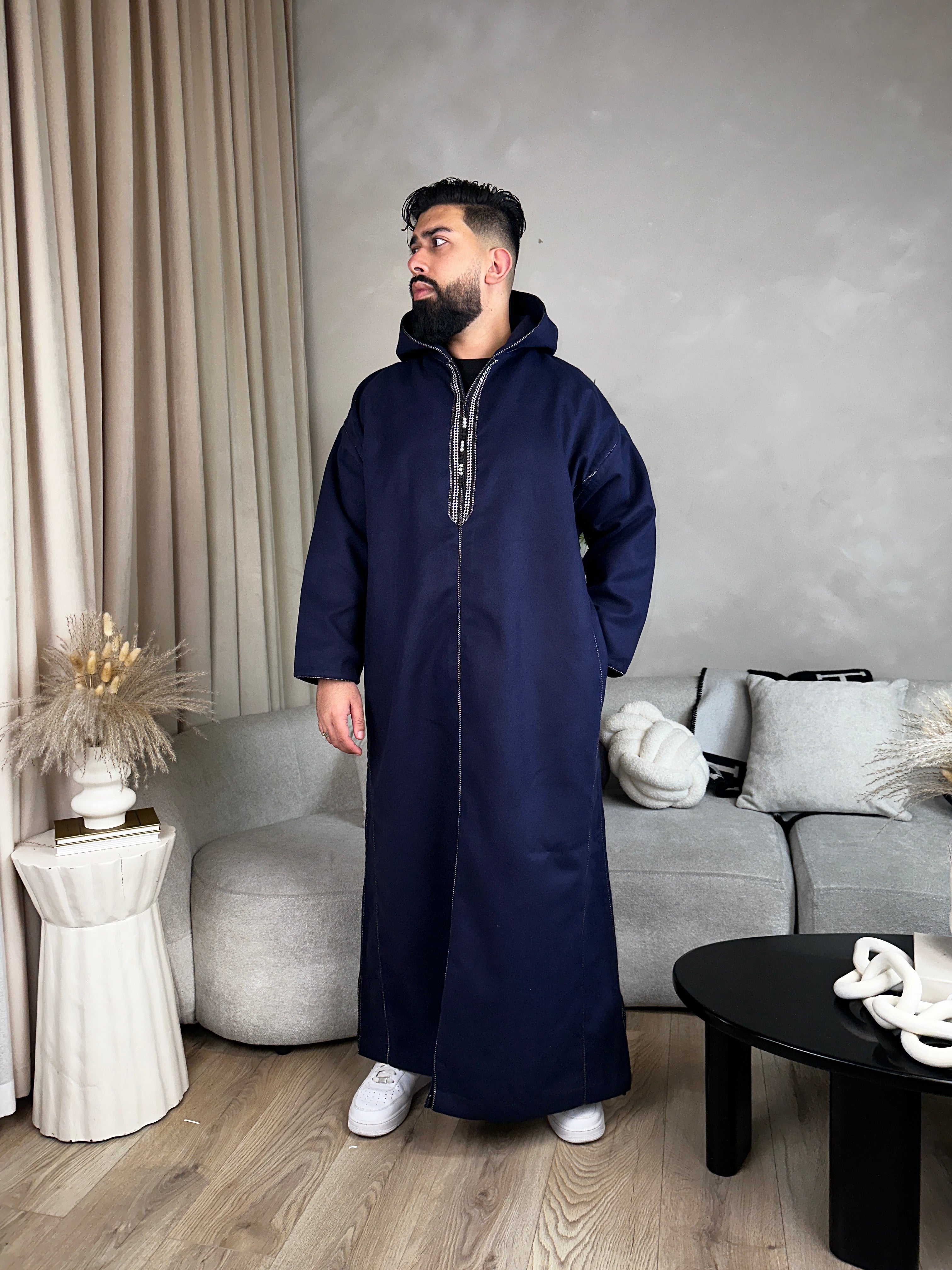 Navy Noir Djellaba