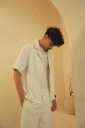 Relaxed Corduroy Top in White product detail – From #1 Shop YAZIR – YAZIRCO