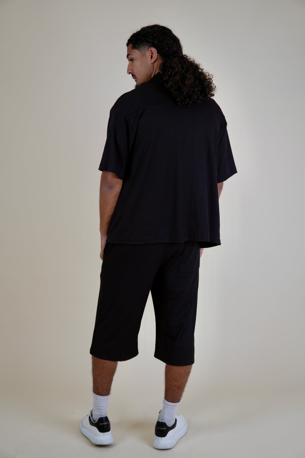 Men's Black Rivieria Relaxed Shorts