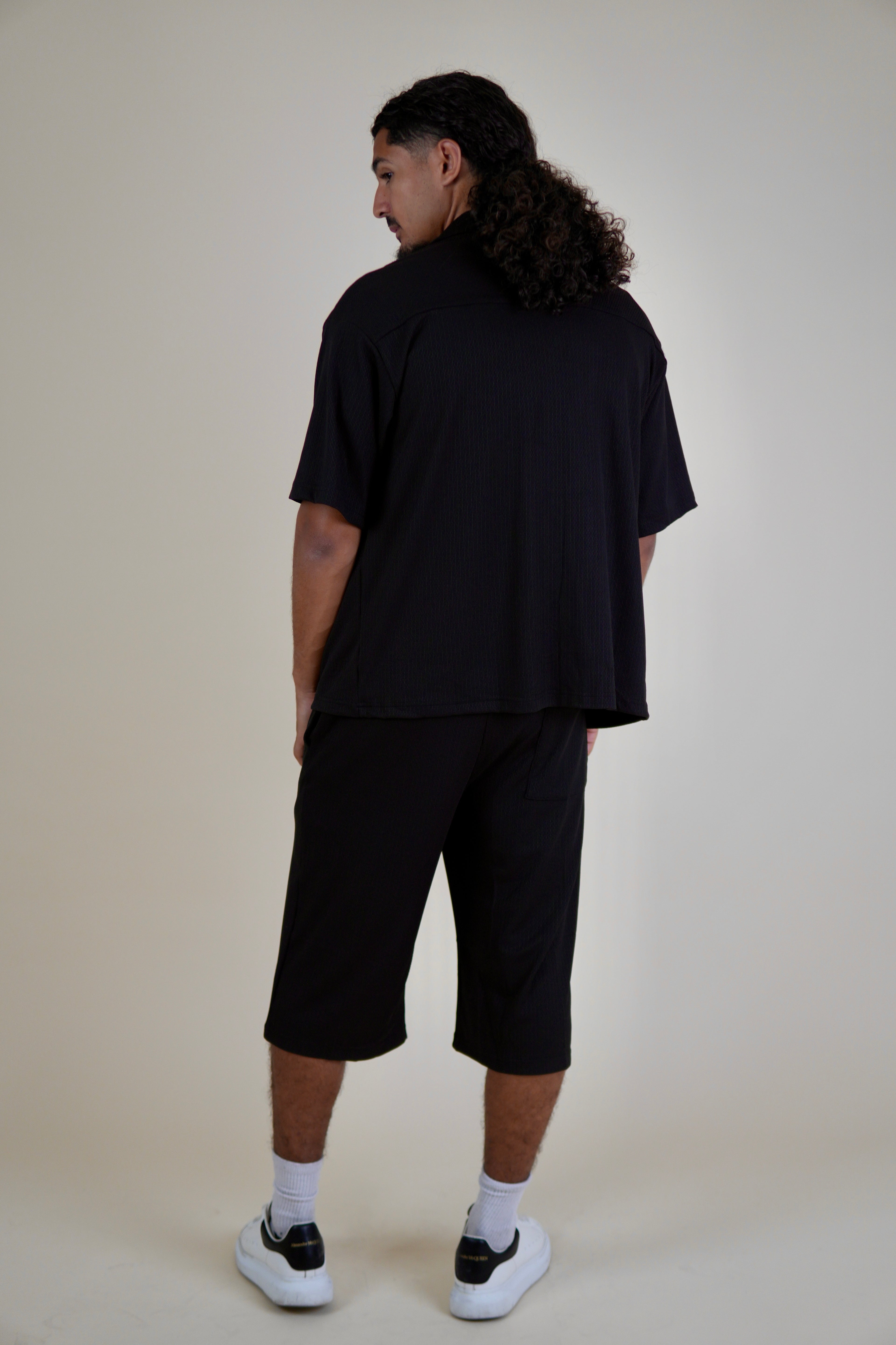 Men's Black Rivieria Relaxed Shorts