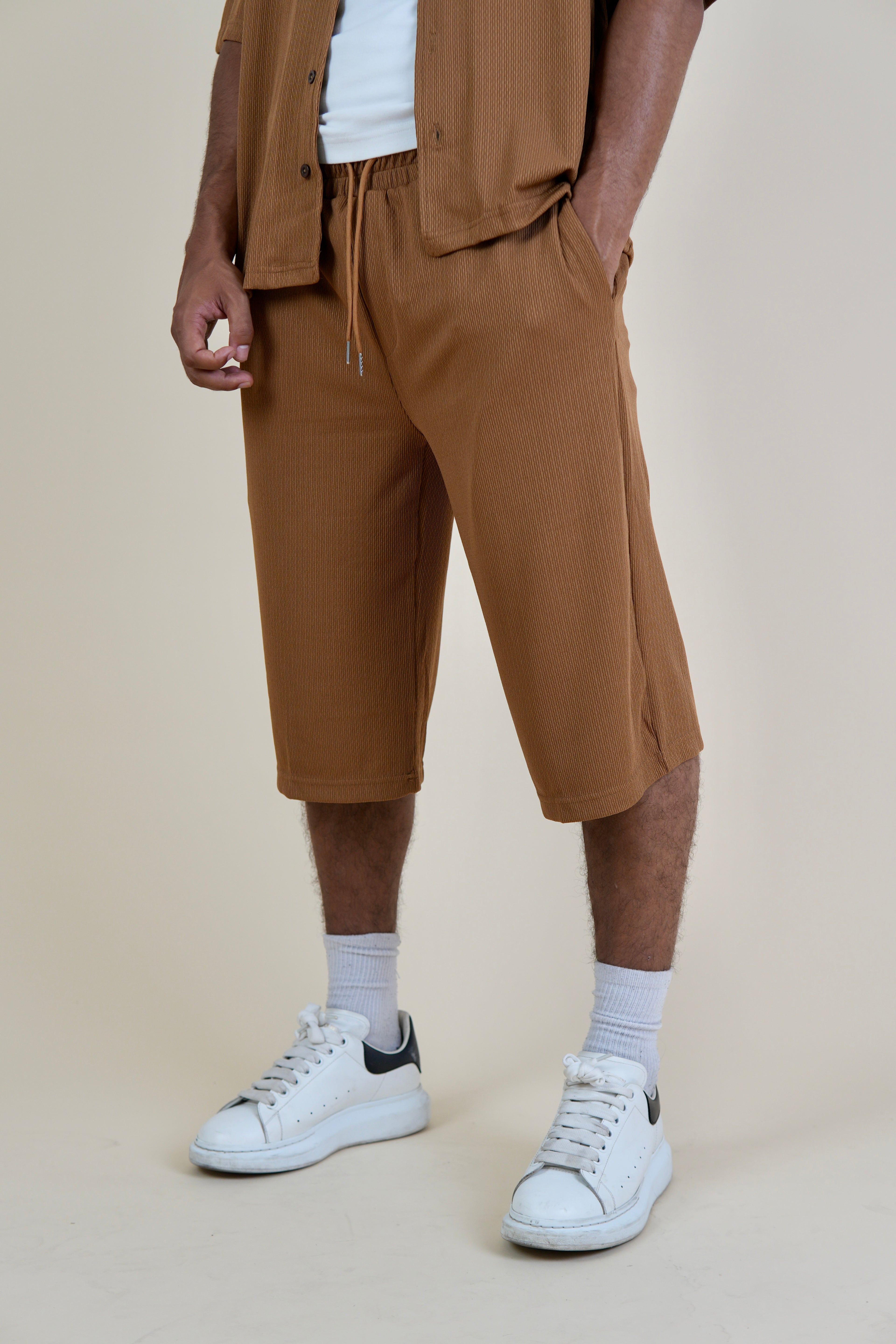 Men's Brown Rivieria Relaxed Shorts