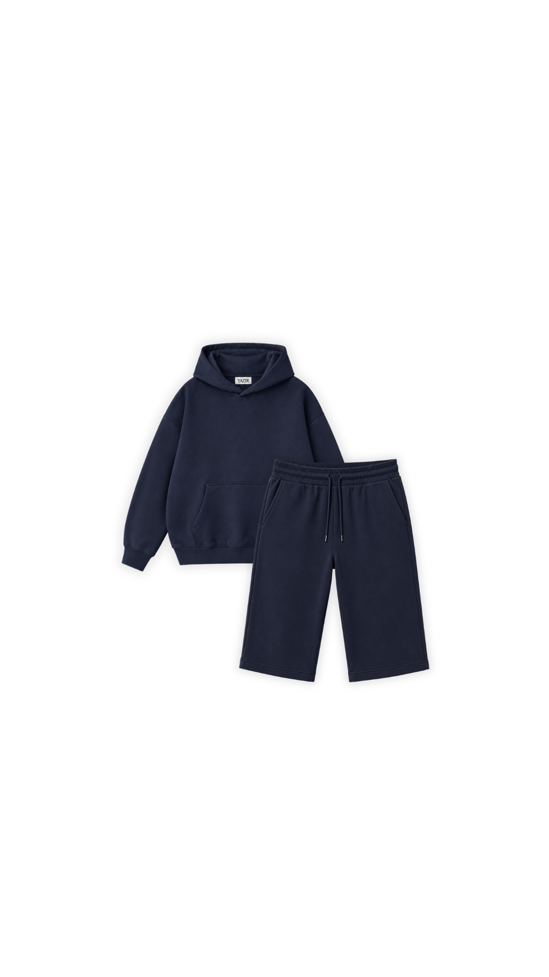 Essential Relaxed Fit Hoodie Navy