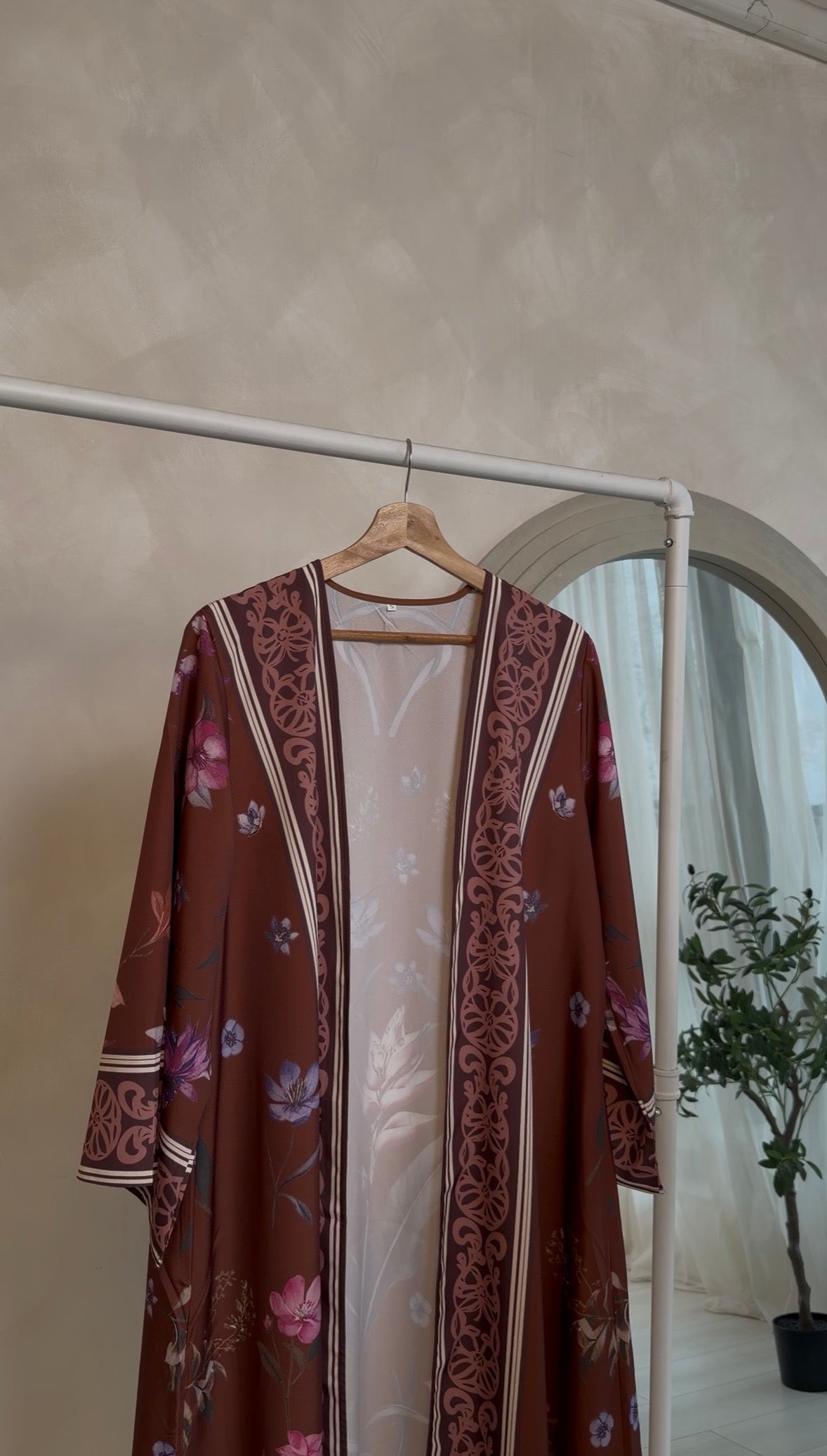 The Brown Botanica Abaya