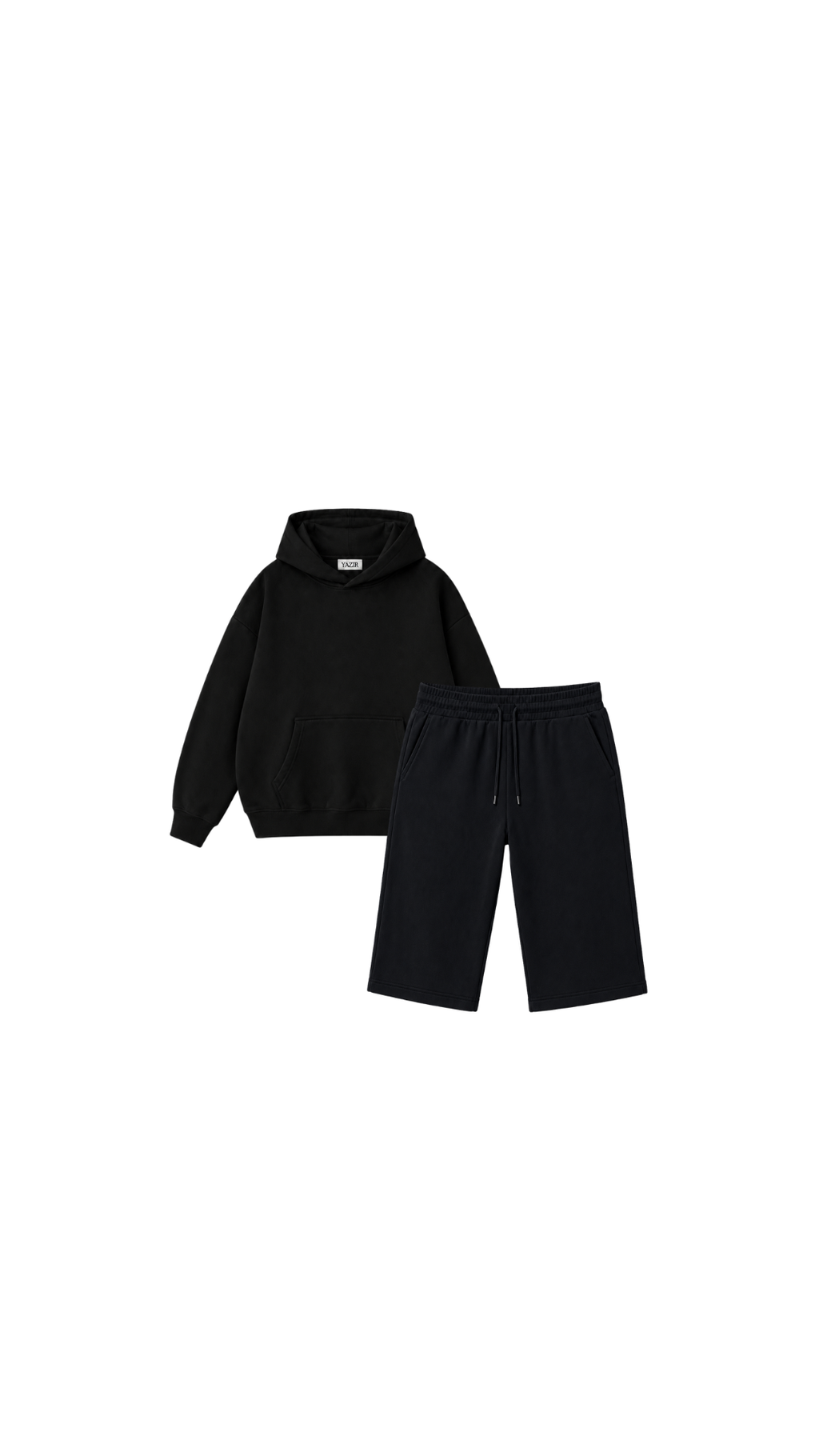 Essential Knee-Length Shorts Black