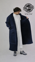 Men’s Navy Farwa Coat - PRE ORDER