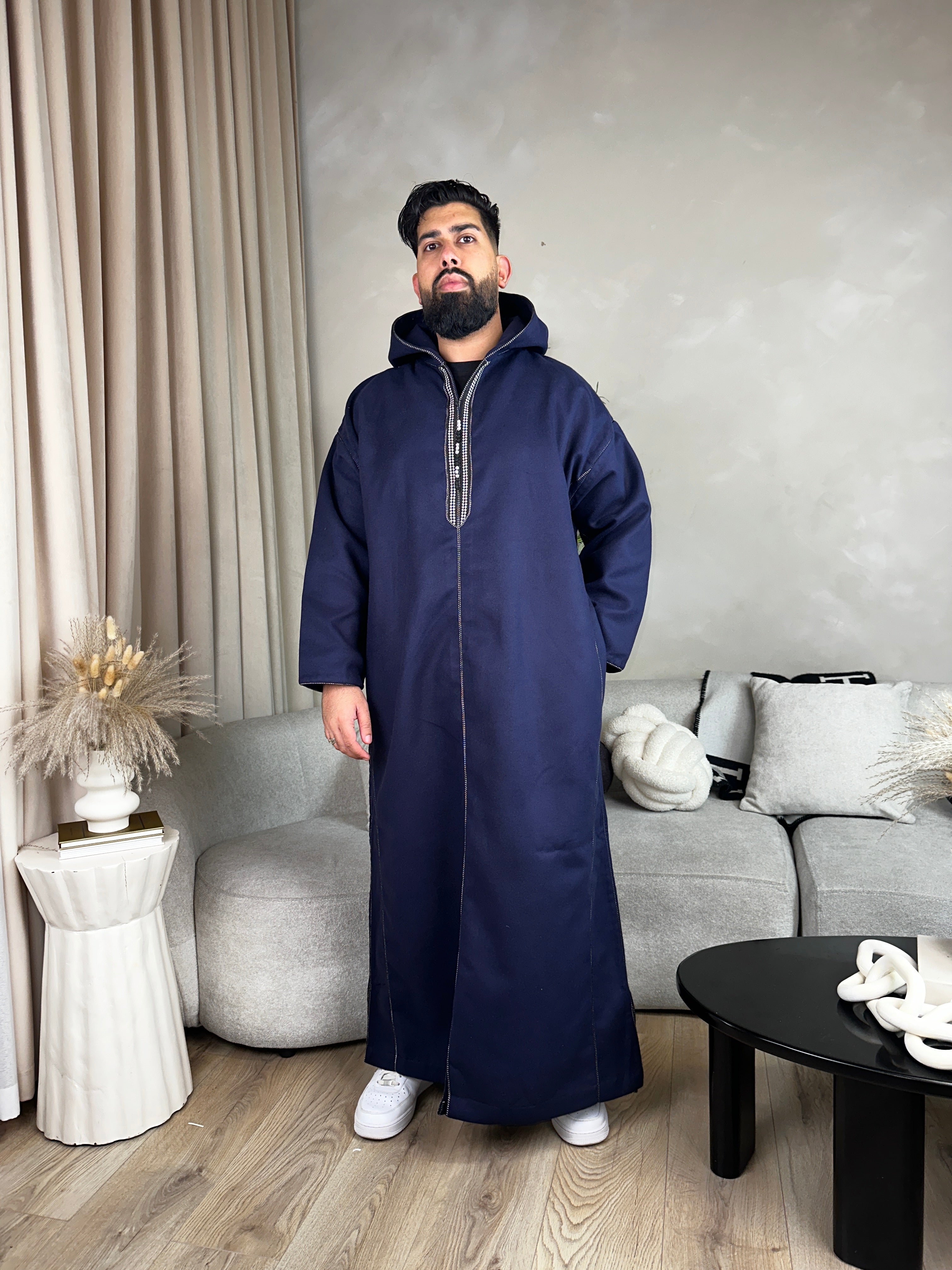 Navy Noir Djellaba