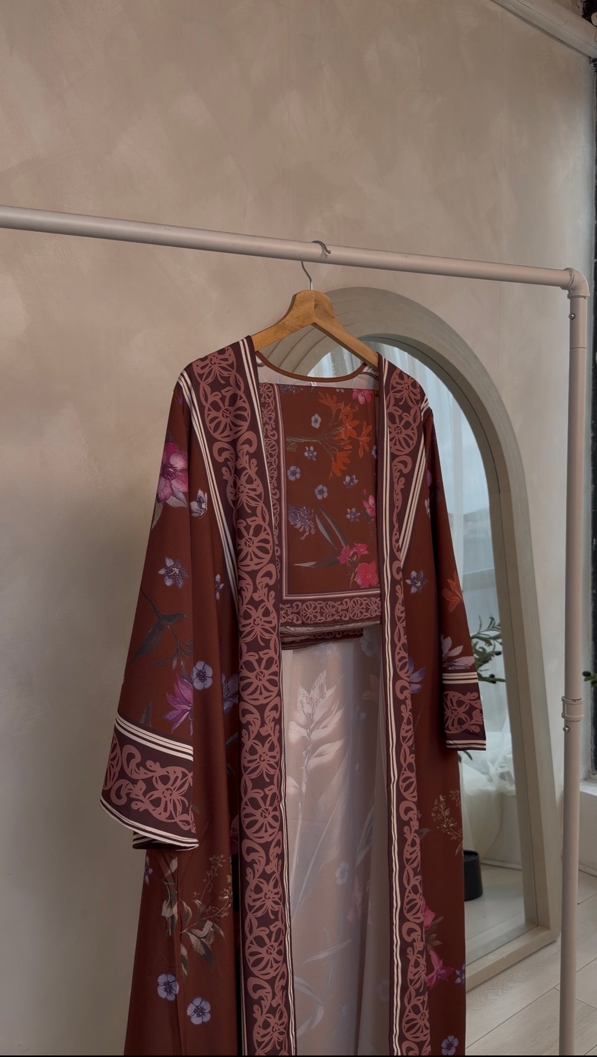 The Brown Botanica Abaya