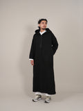 Black Moroccan Winter Djellaba Thobe - YAZIR