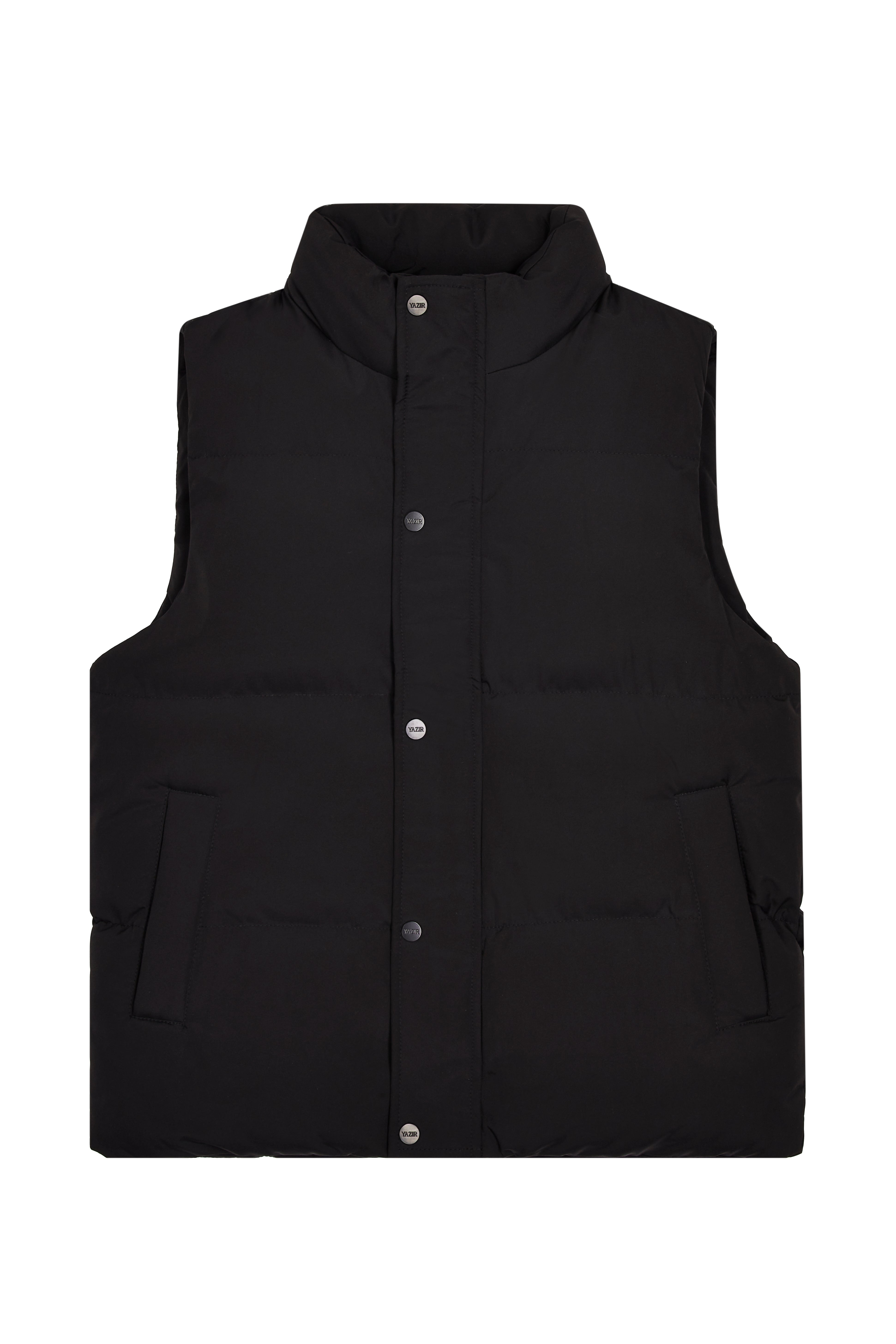 BLACK ESSENTIAL GILET