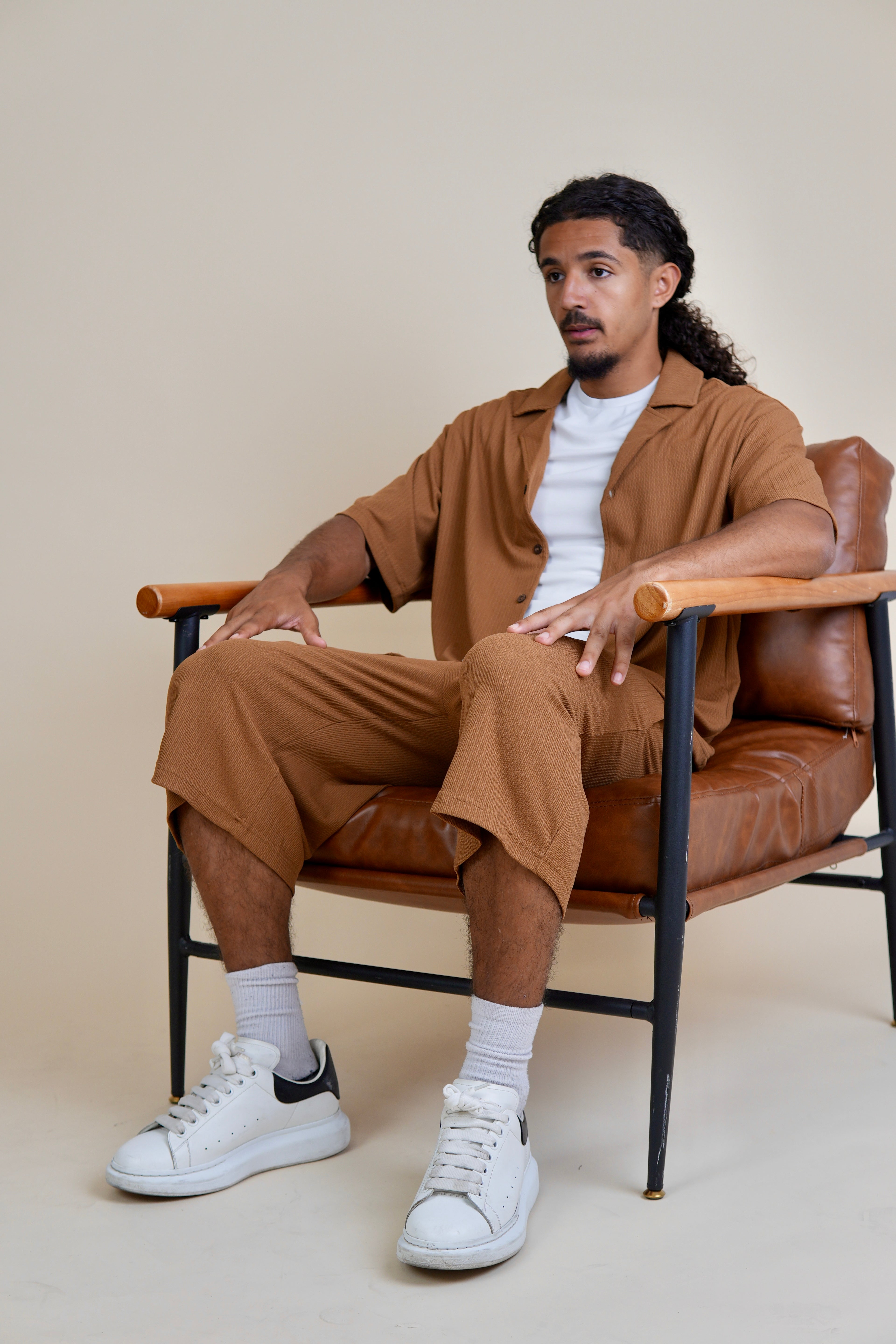 Men's Brown Rivieria Relaxed Shorts