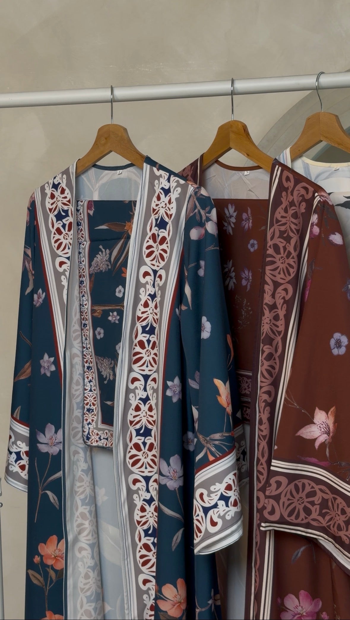 The Ivory Blue Abaya