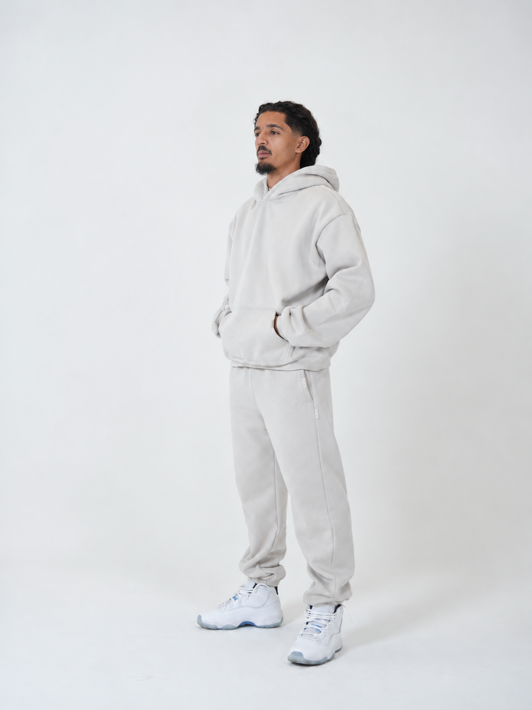 The Blank Light Grey Hoodie