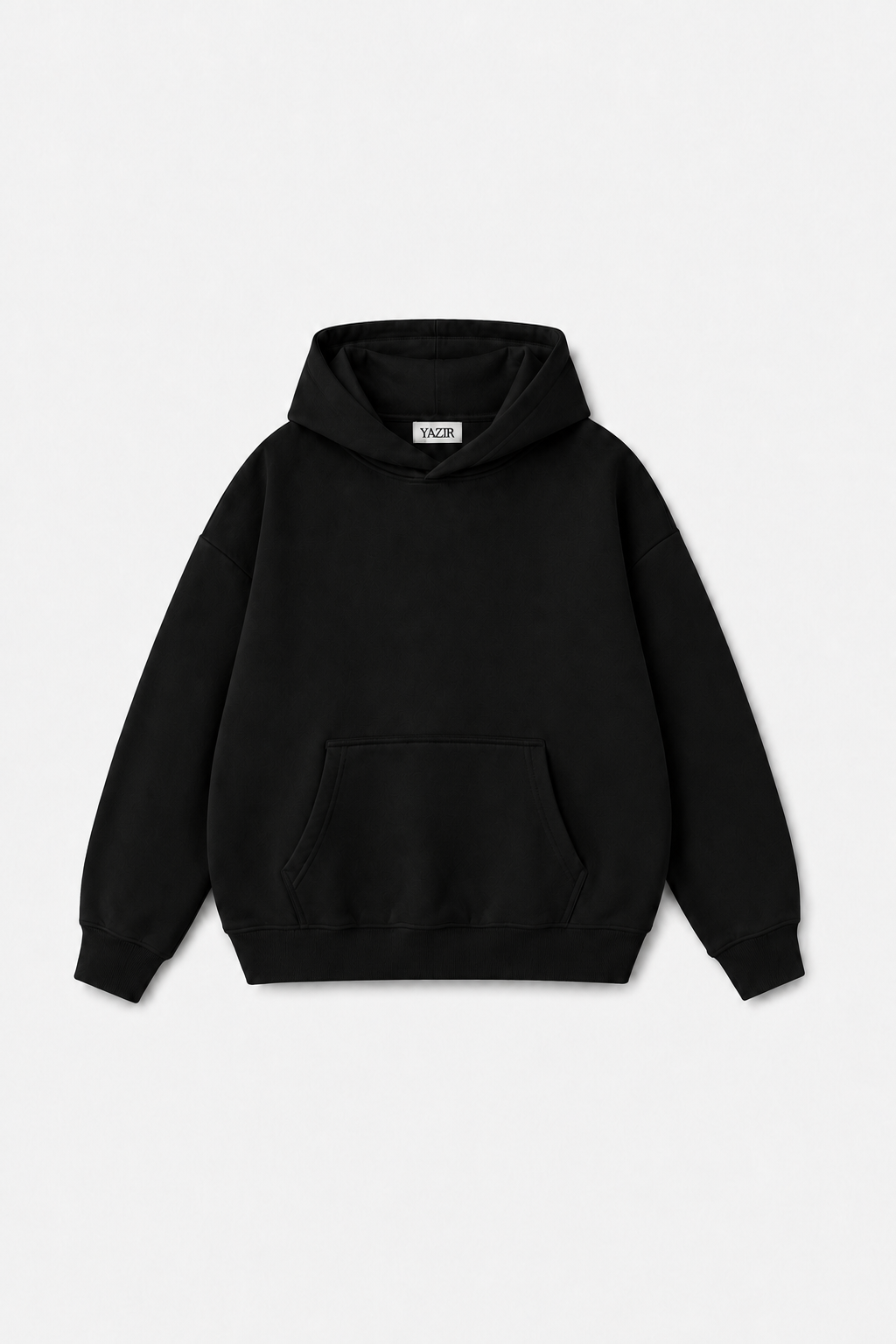 Essential Relaxed Fit Hoodie Black
