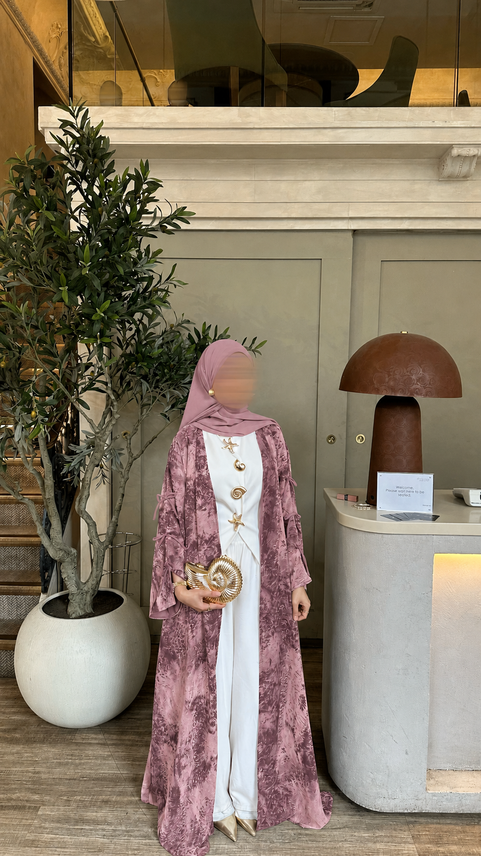 The Pink Zahra Abaya