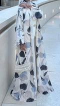 Luna Petal Abaya front view – From #1 Shop YAZIR – YAZIRCO