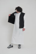 Black Farwa Gilet - Men's Bodycoat front view – From #1 Shop YAZIR – YAZIRCO