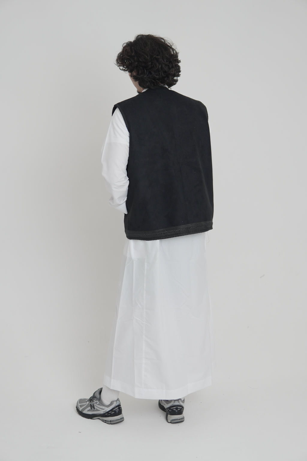 Black Farwa Gilet - Men's Bodycoat
