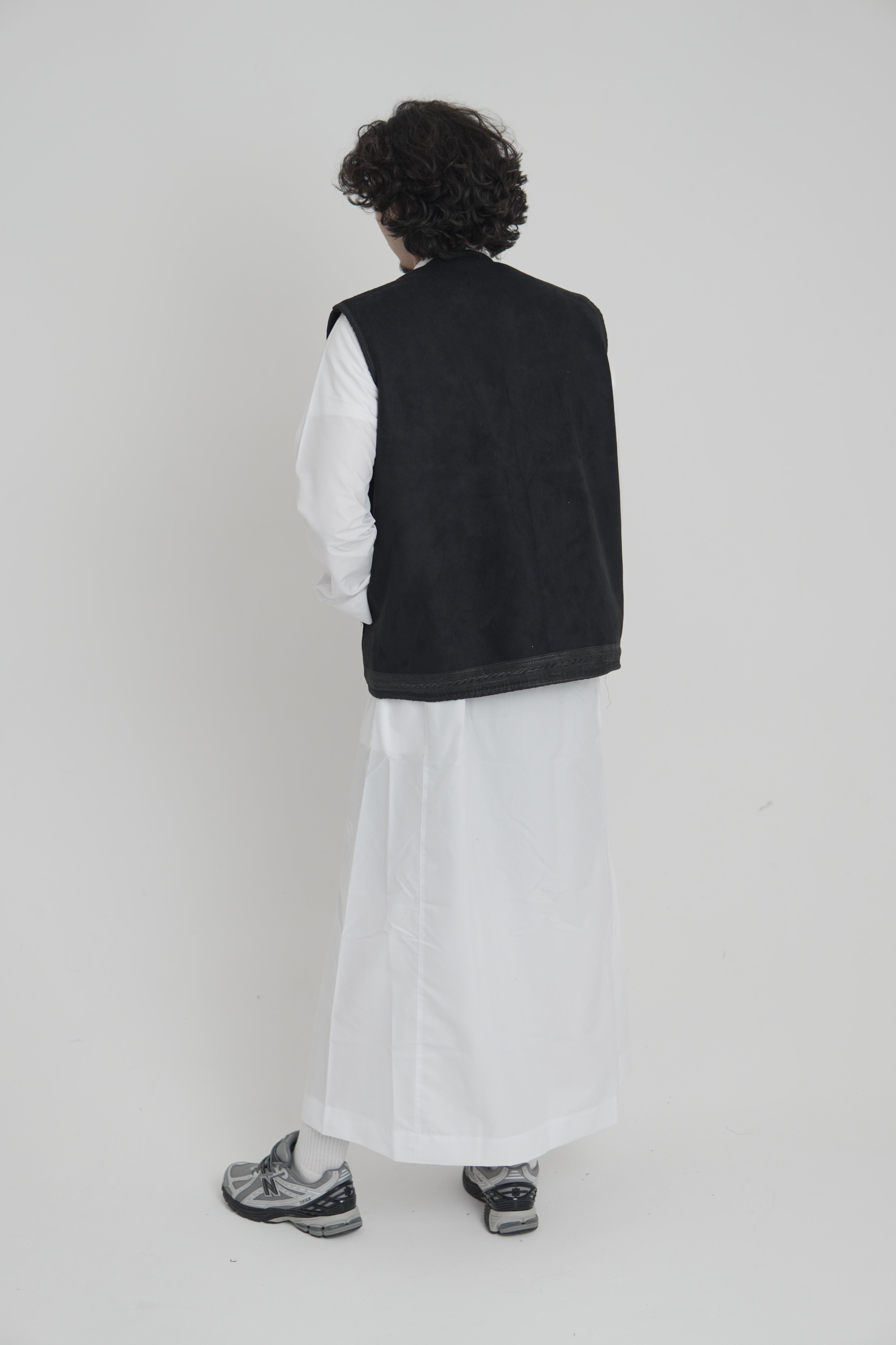 Black Farwa Gilet - Men's Bodycoat