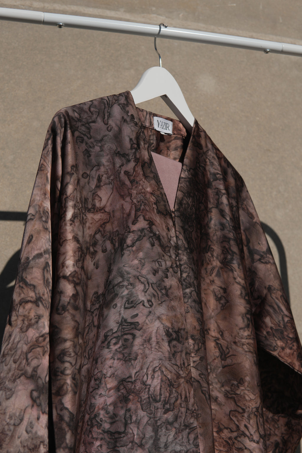 Avenra Printed Abaya 2 Piece Set – Sunset Marble Modest Abaya with Hijab
