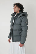 Charcoal Puffer Jacket front view – From #1 Shop YAZIR – YAZIRCO