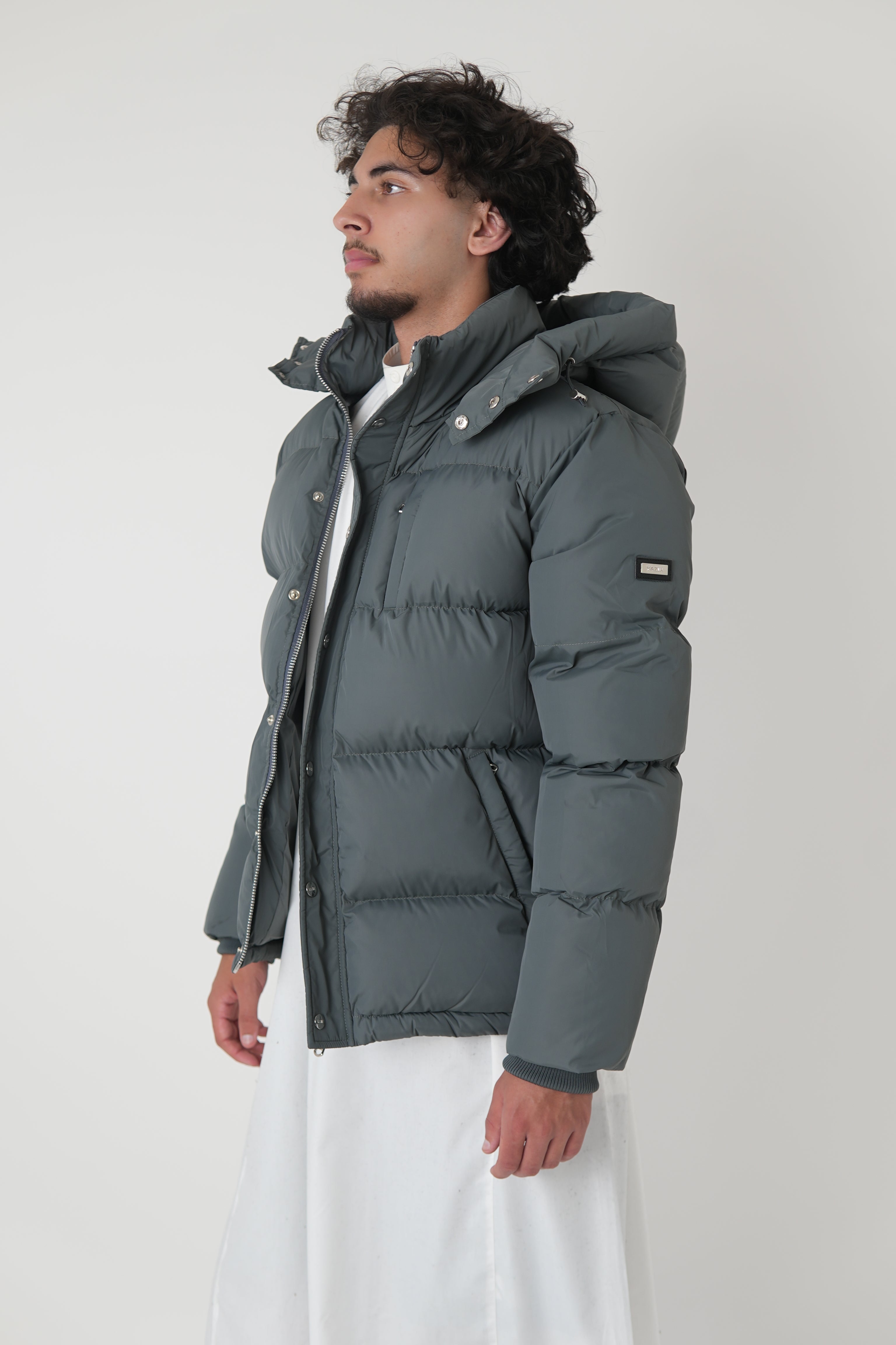Charcoal Puffer Jacket