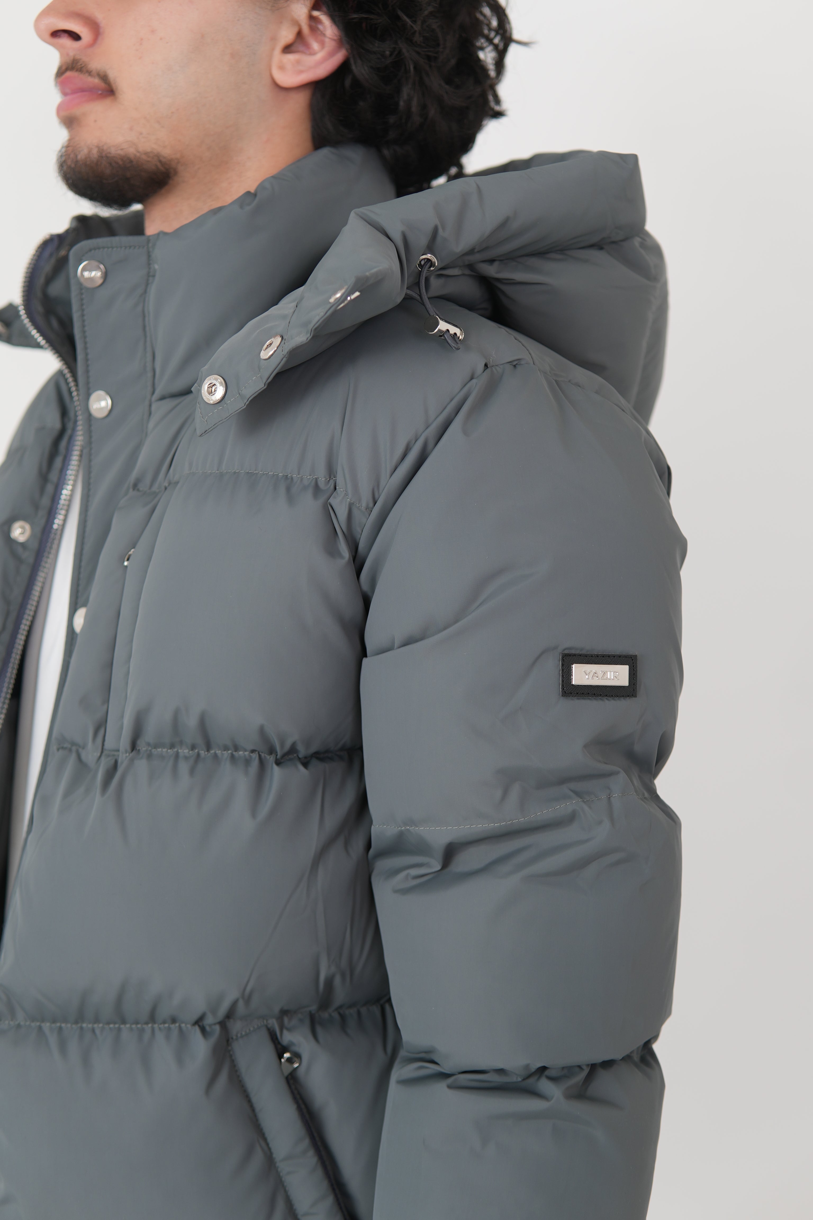 Charcoal Puffer Jacket