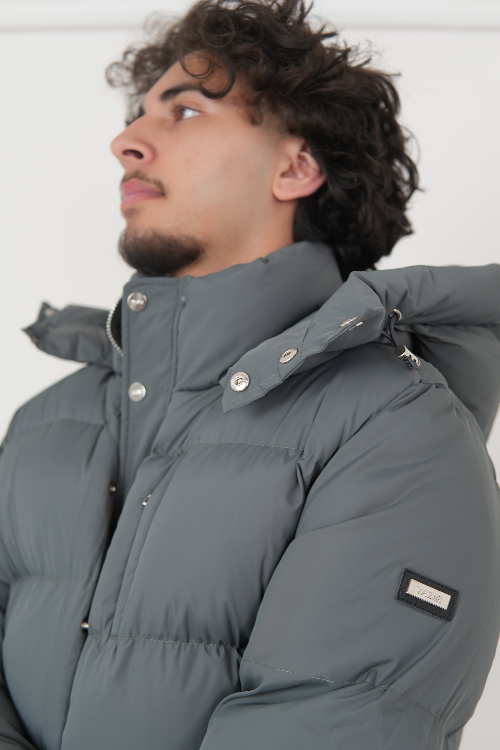 Charcoal Puffer Jacket