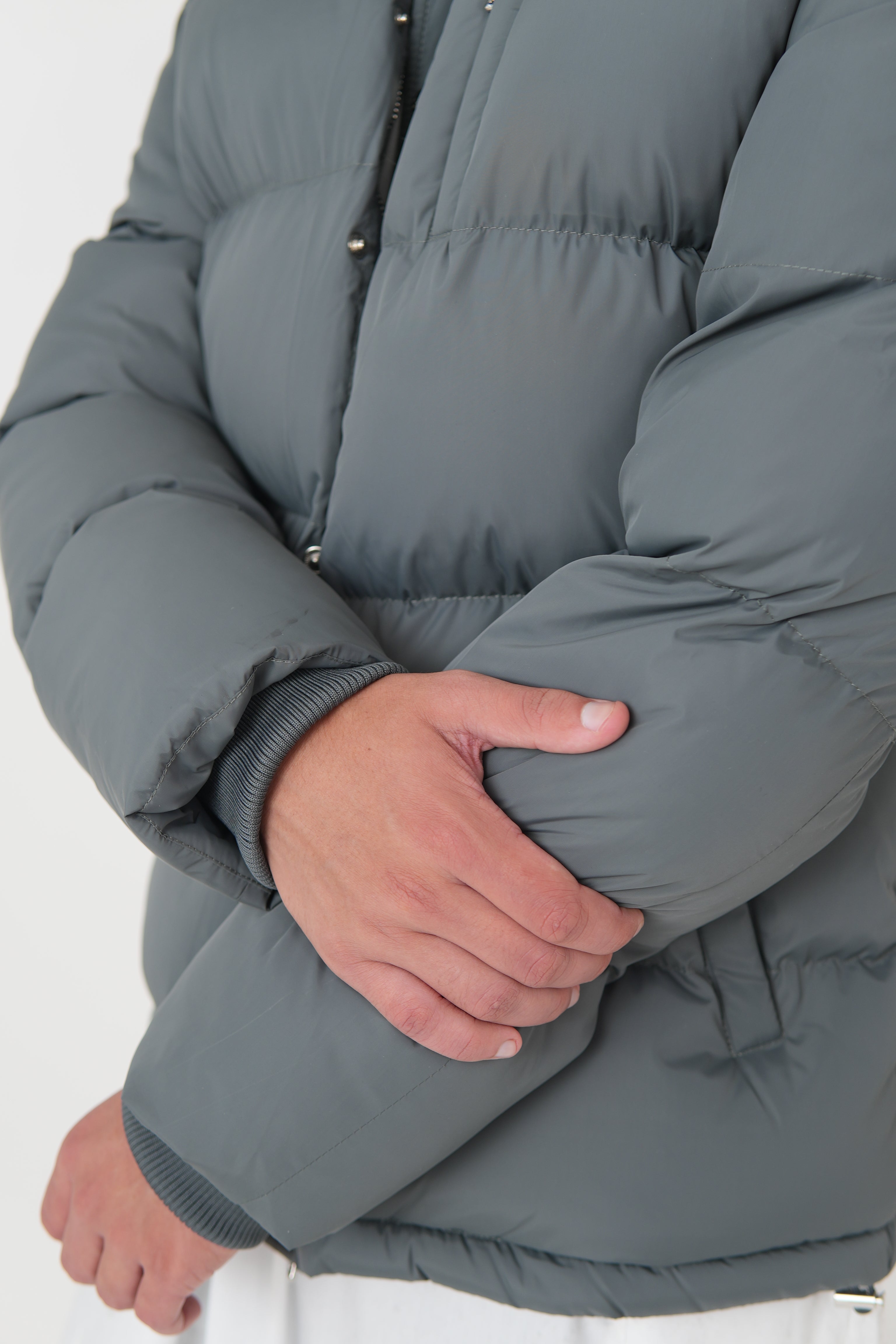 Charcoal Puffer Jacket