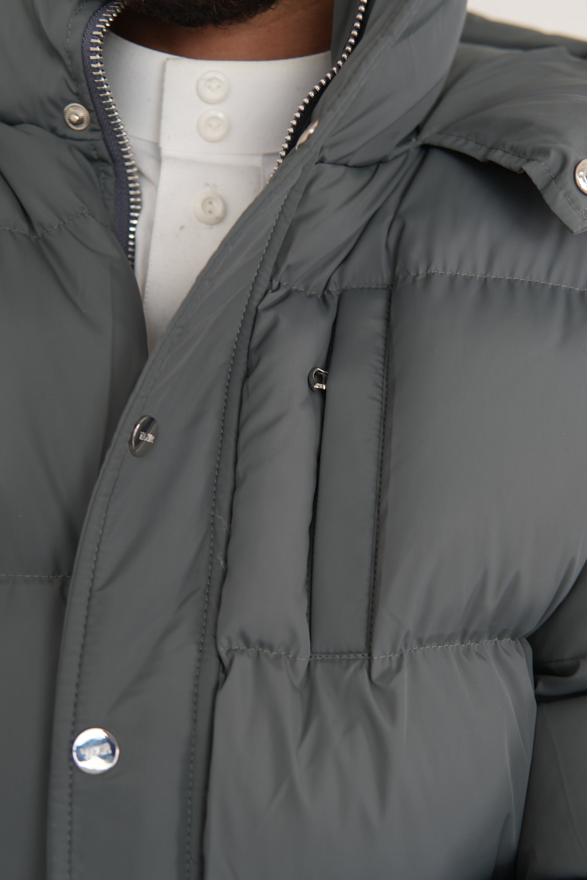 Charcoal Puffer Jacket