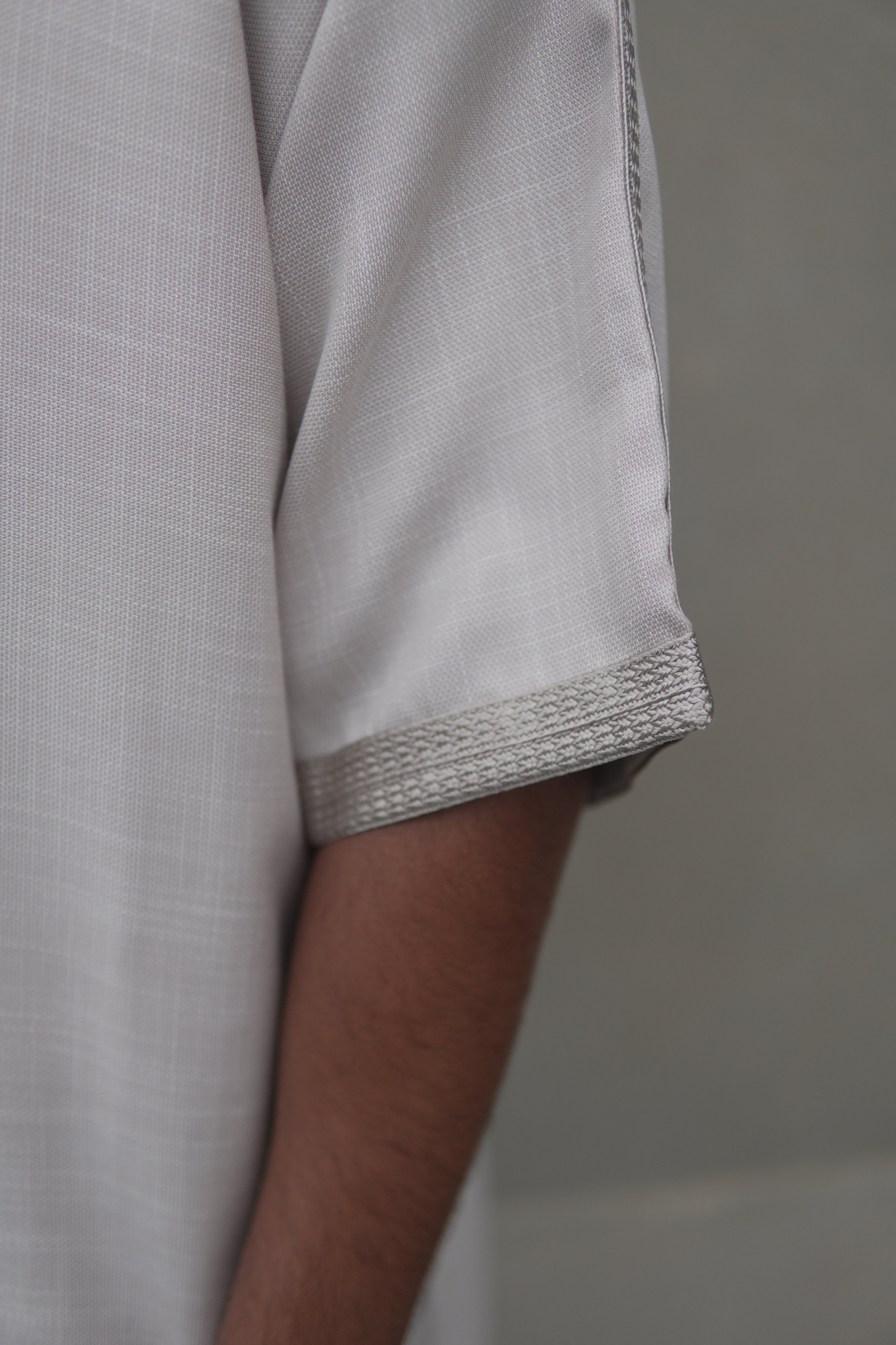 Men's Linen Moroccan Beige Gandoura
