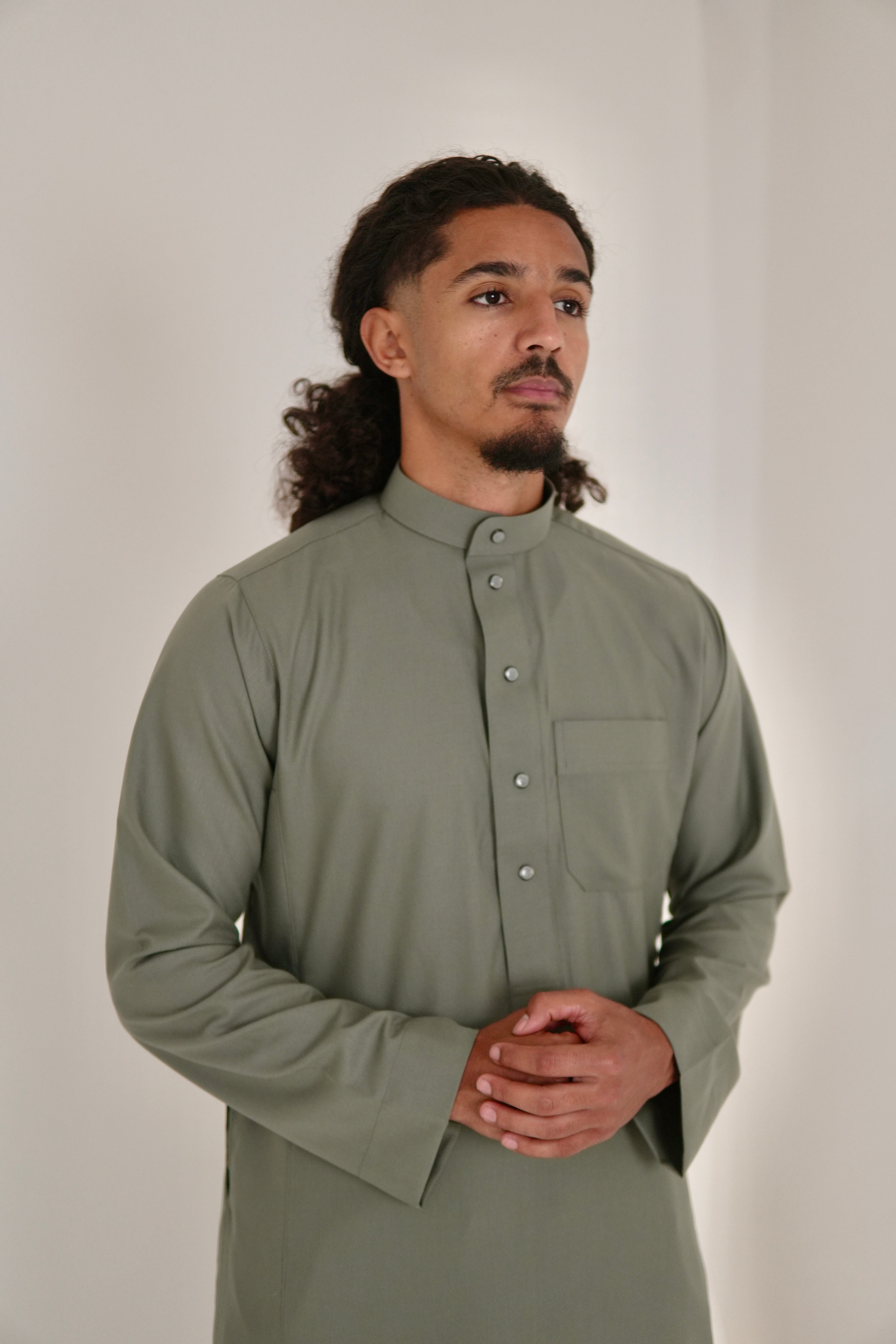 Classic Olive Saudi Thobe