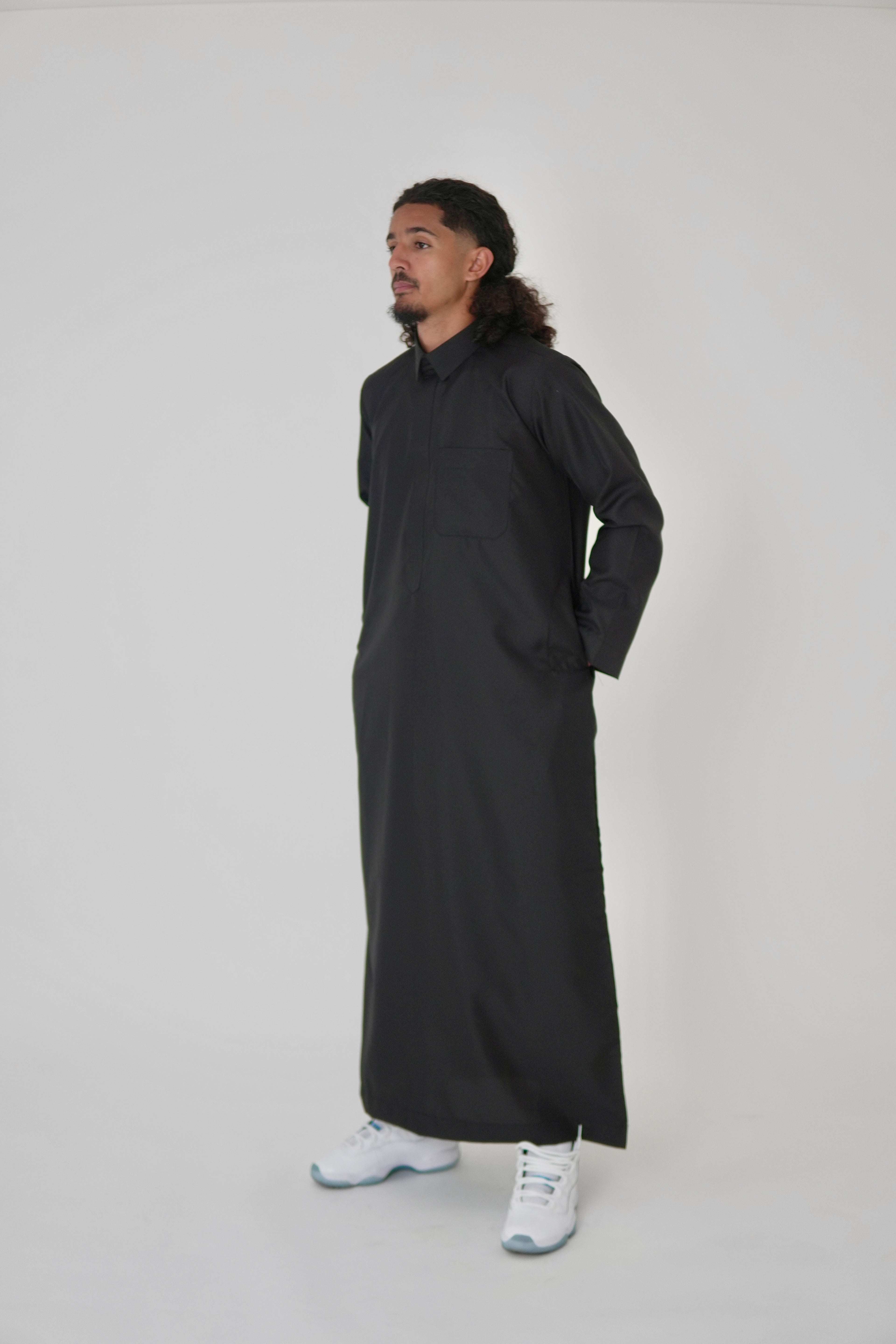 Premium Black Diamond Thobe