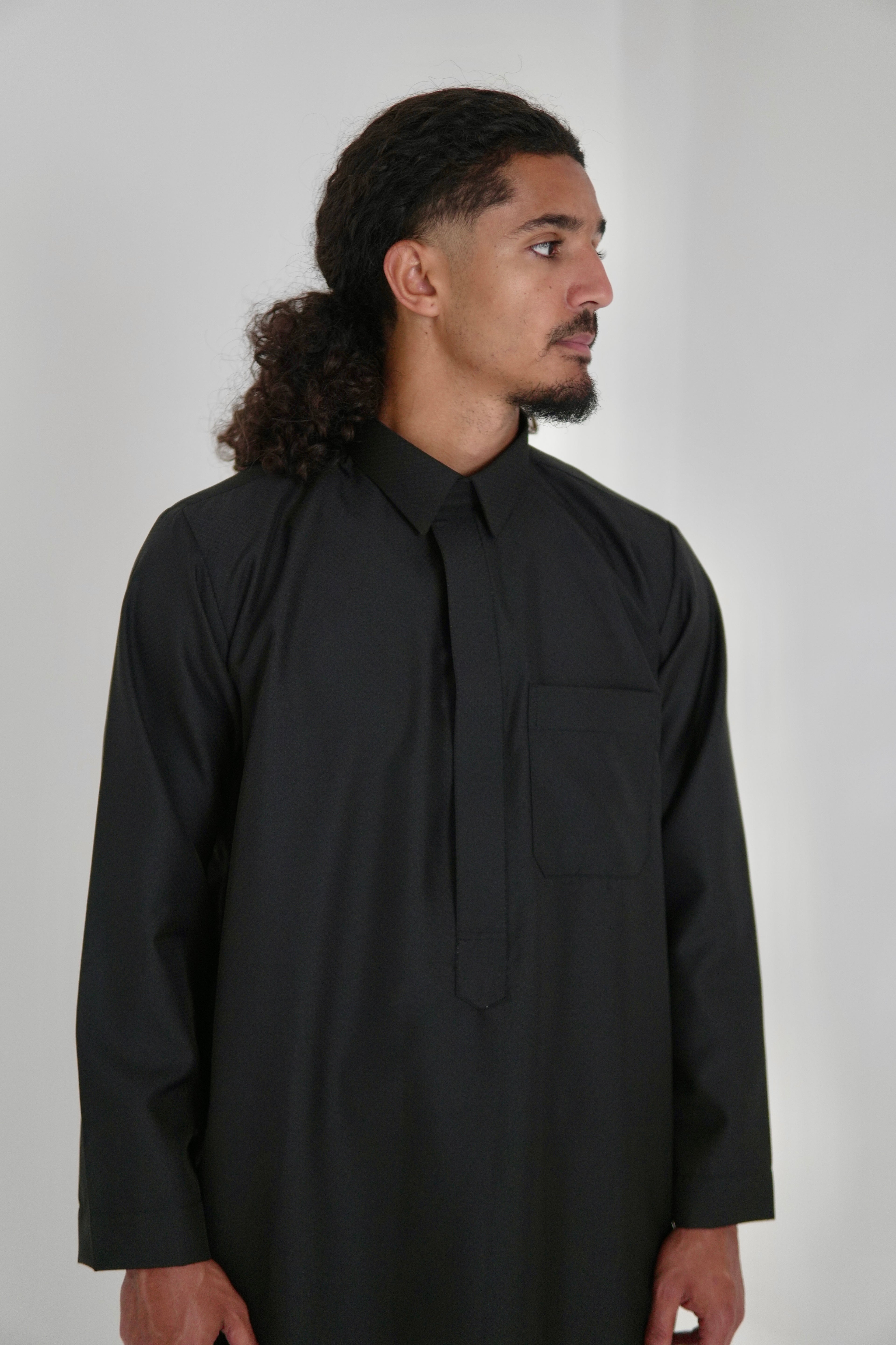 Premium Black Diamond Thobe