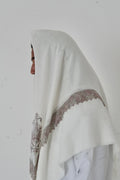Ivory Yemeni Shemagh front view – From #1 Shop YAZIR – YAZIRCO