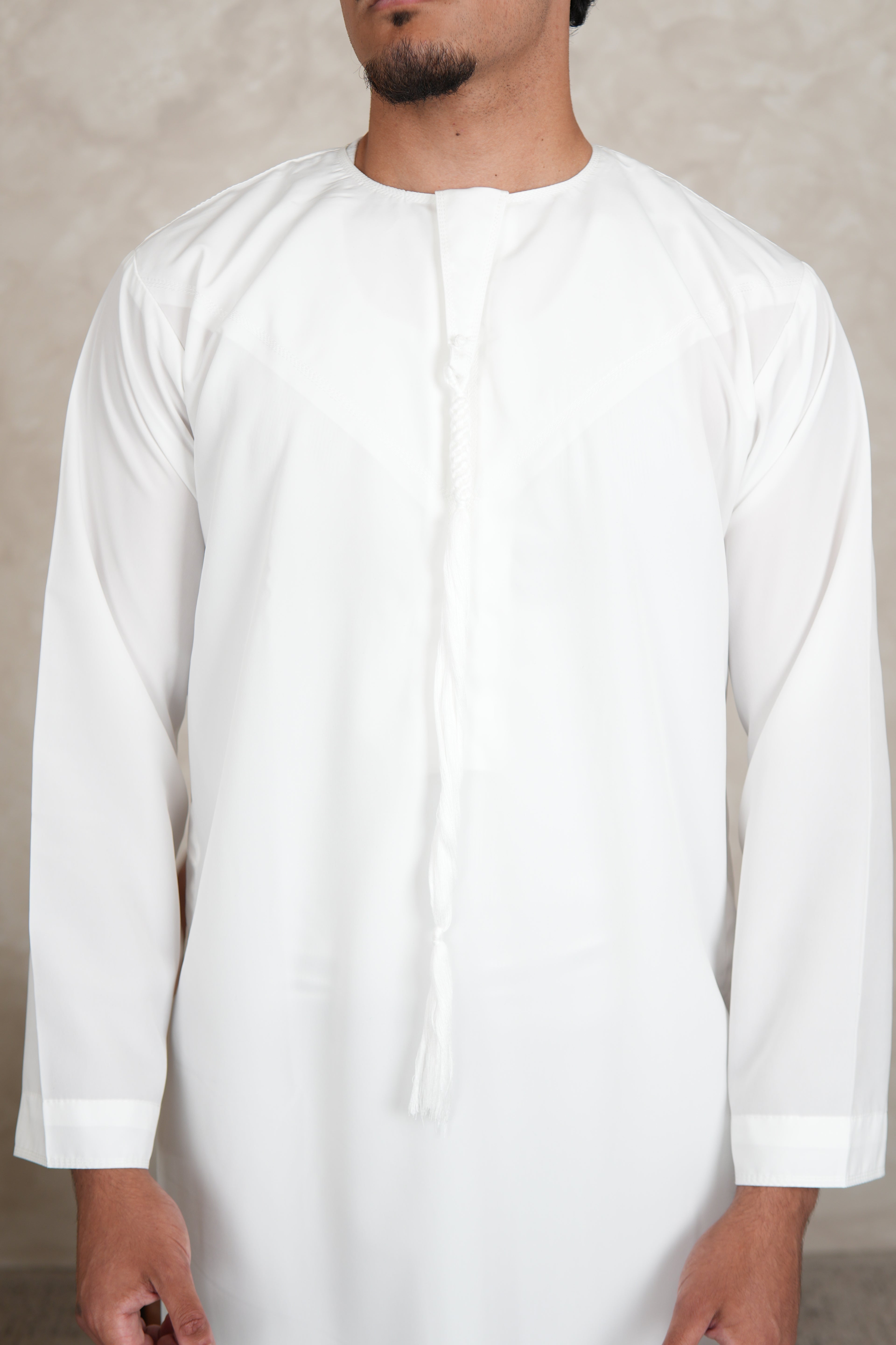 Luxury White Lightweight Zibda Emirati Thobe