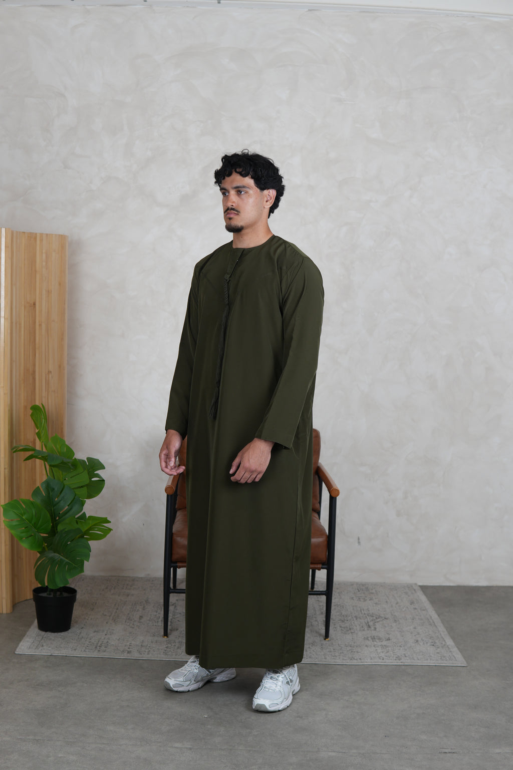 Luxury Khaki Lightweight Zibda Emirati Thobe