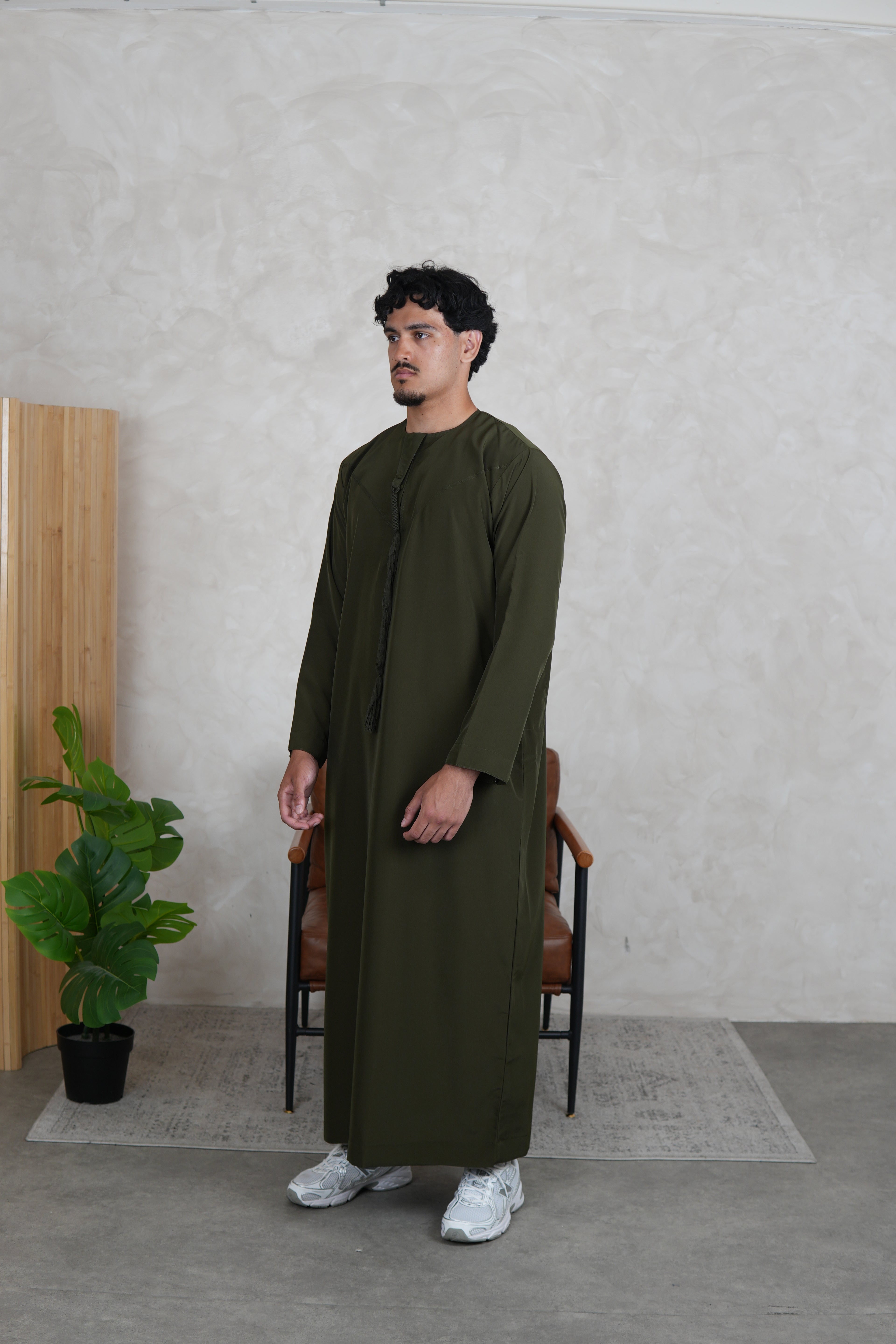 Luxury Khaki Lightweight Zibda Emirati Thobe