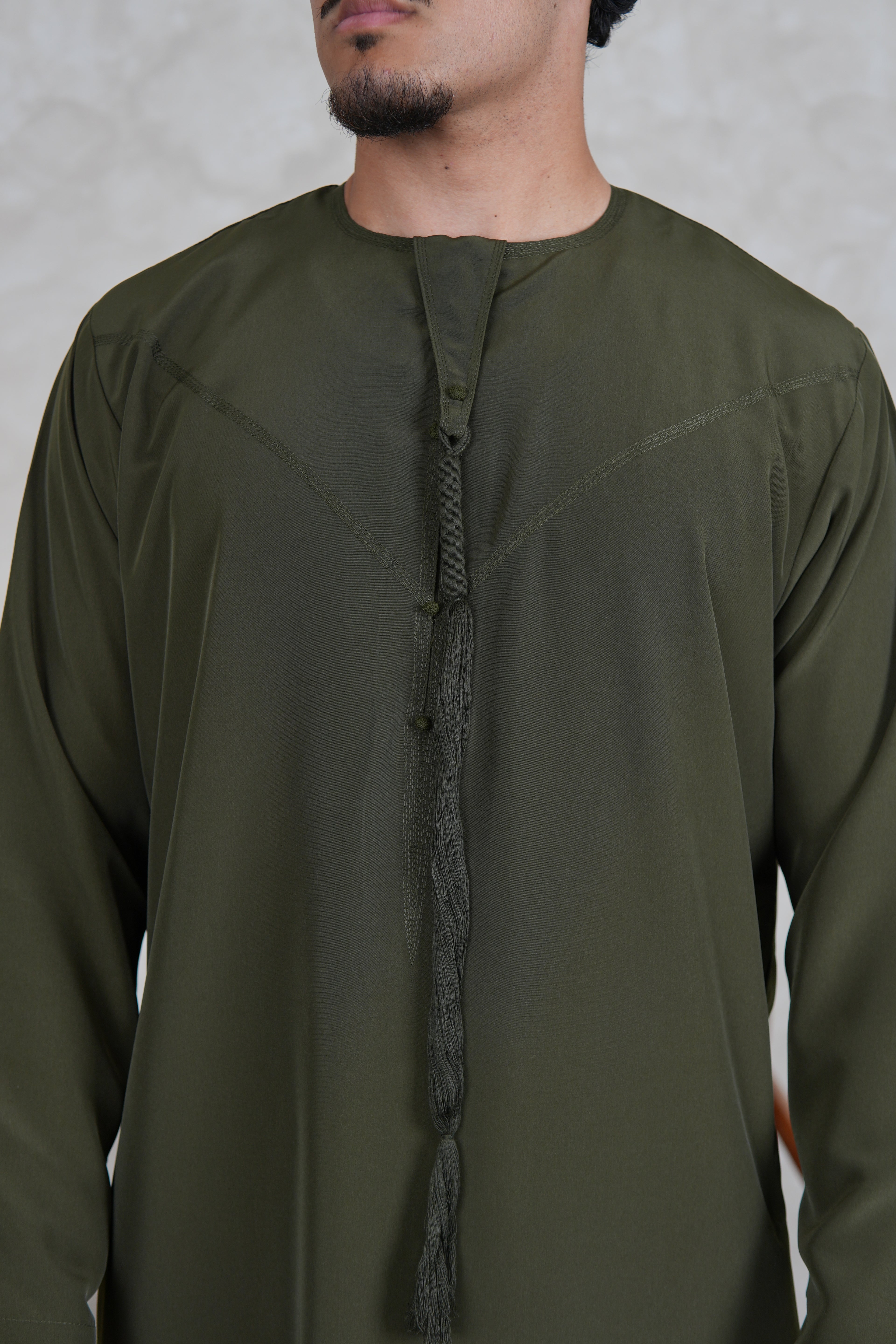 Luxury Khaki Lightweight Zibda Emirati Thobe