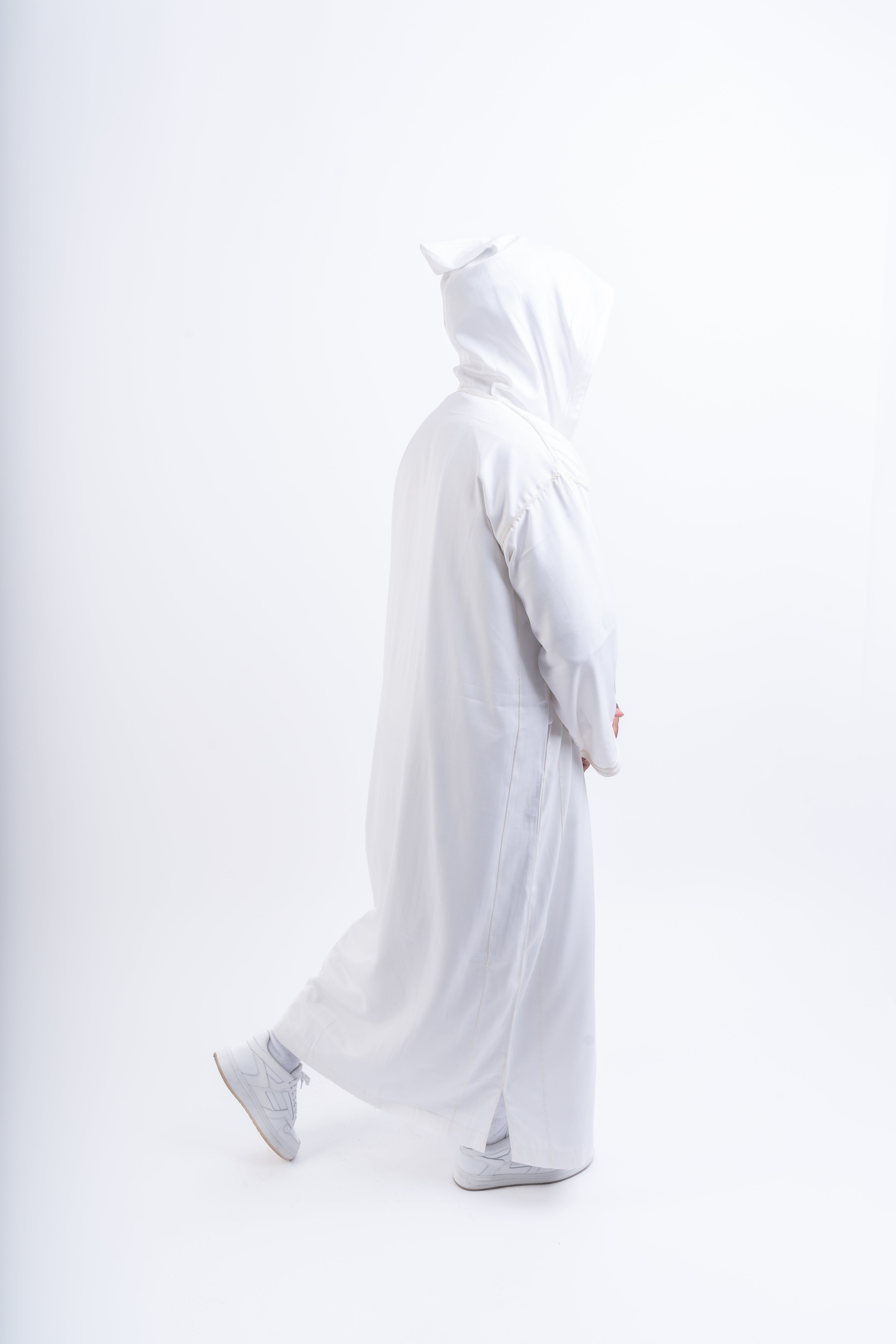 White Hooded Djellaba