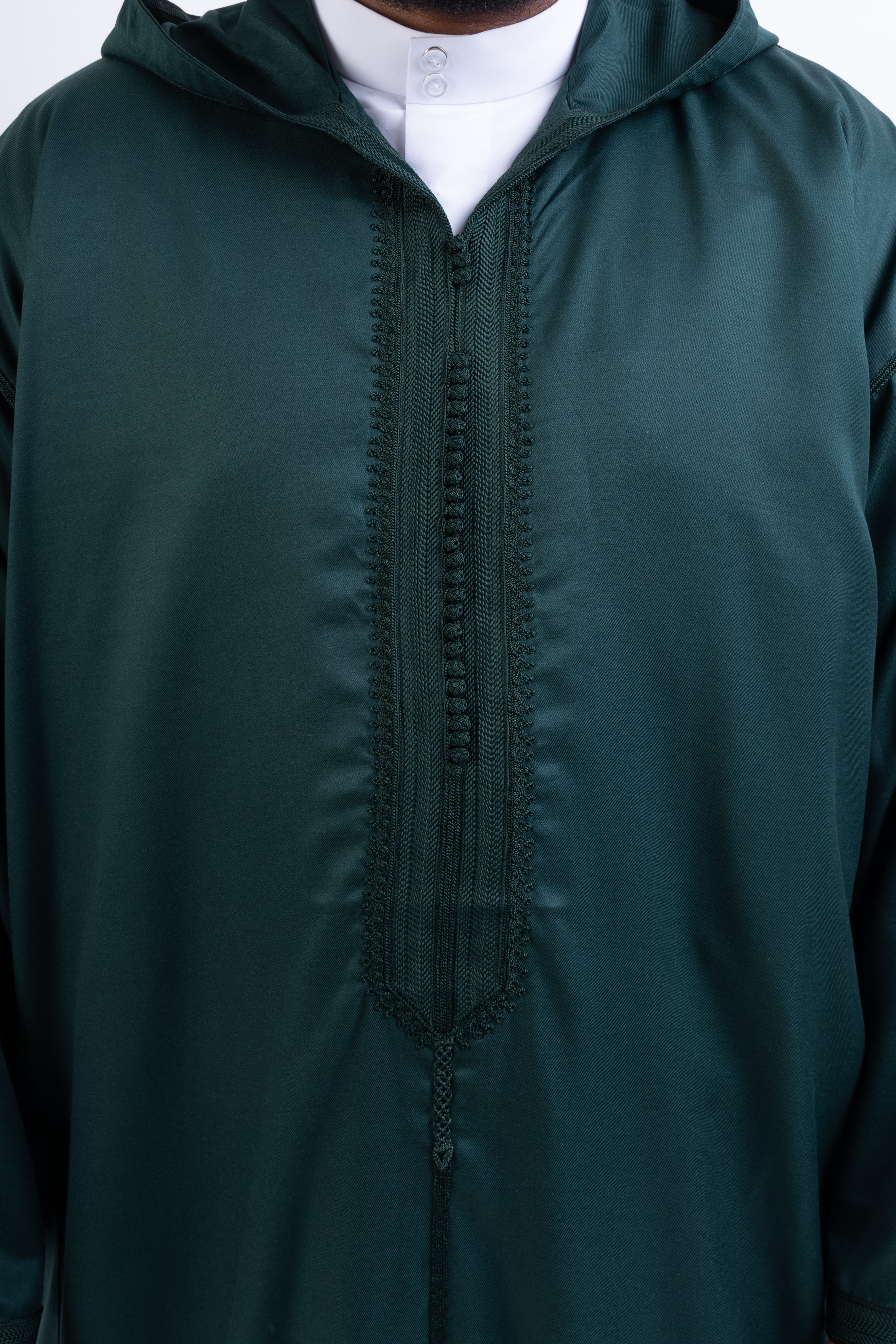 Green Hooded Djellaba