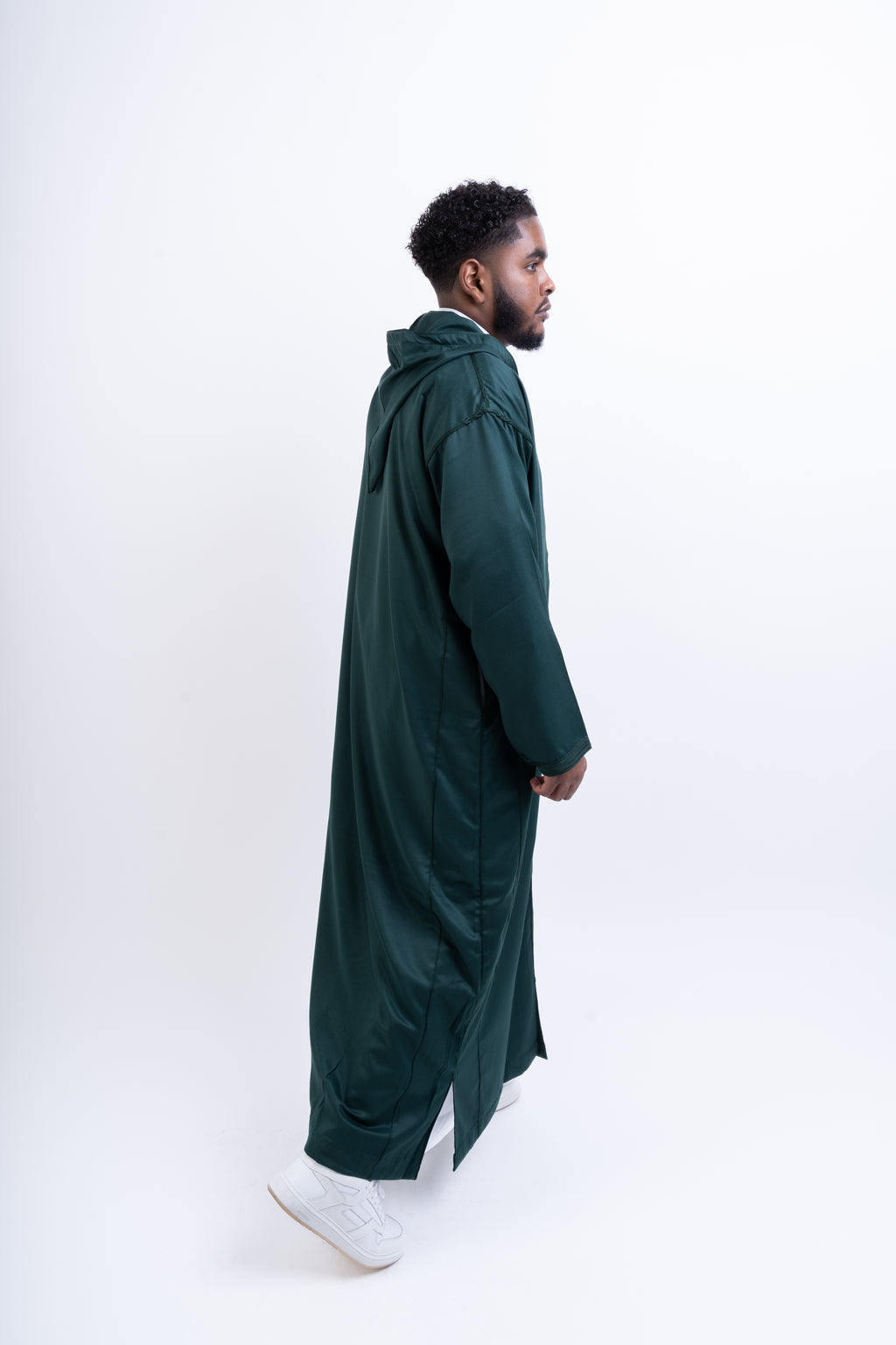 Green Hooded Djellaba