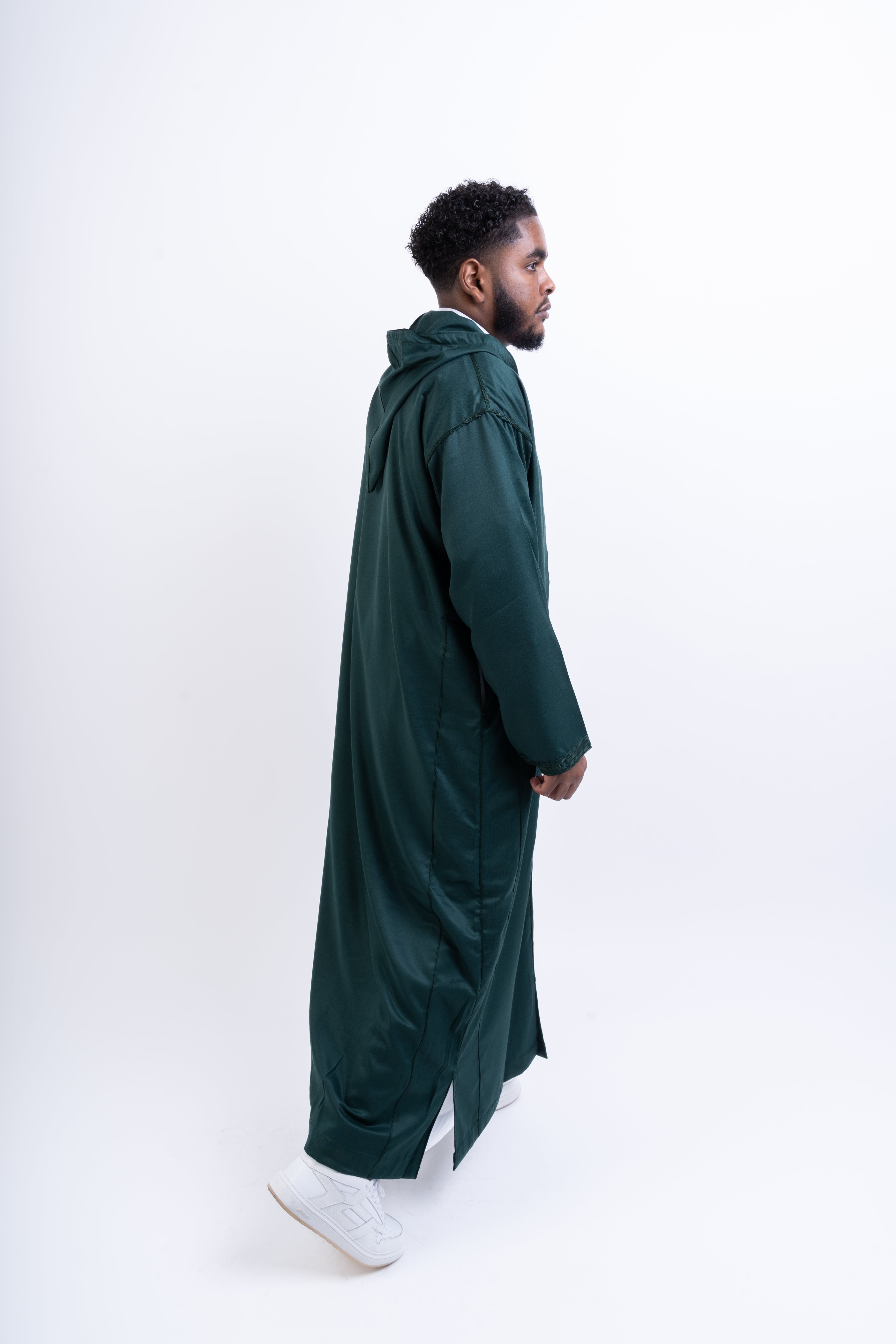 Green Hooded Djellaba