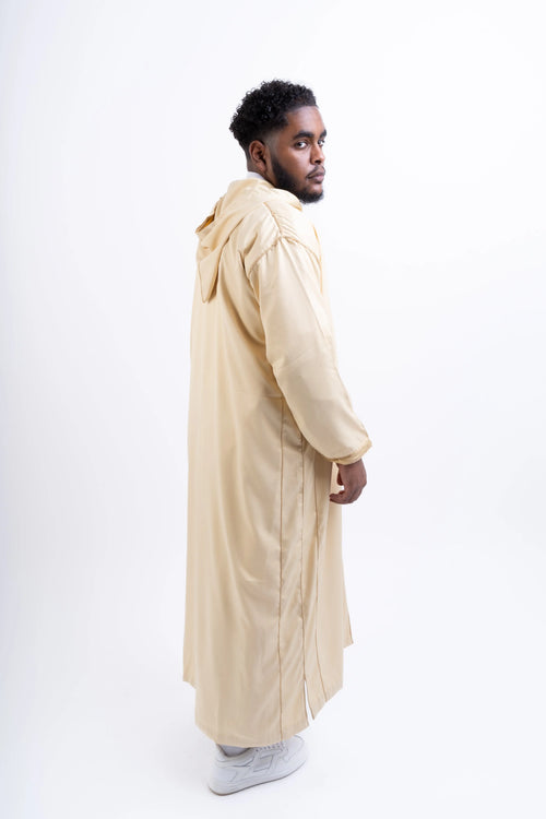Beige Hooded Djellaba product detail – From #1 Shop YAZIR – YAZIRCO