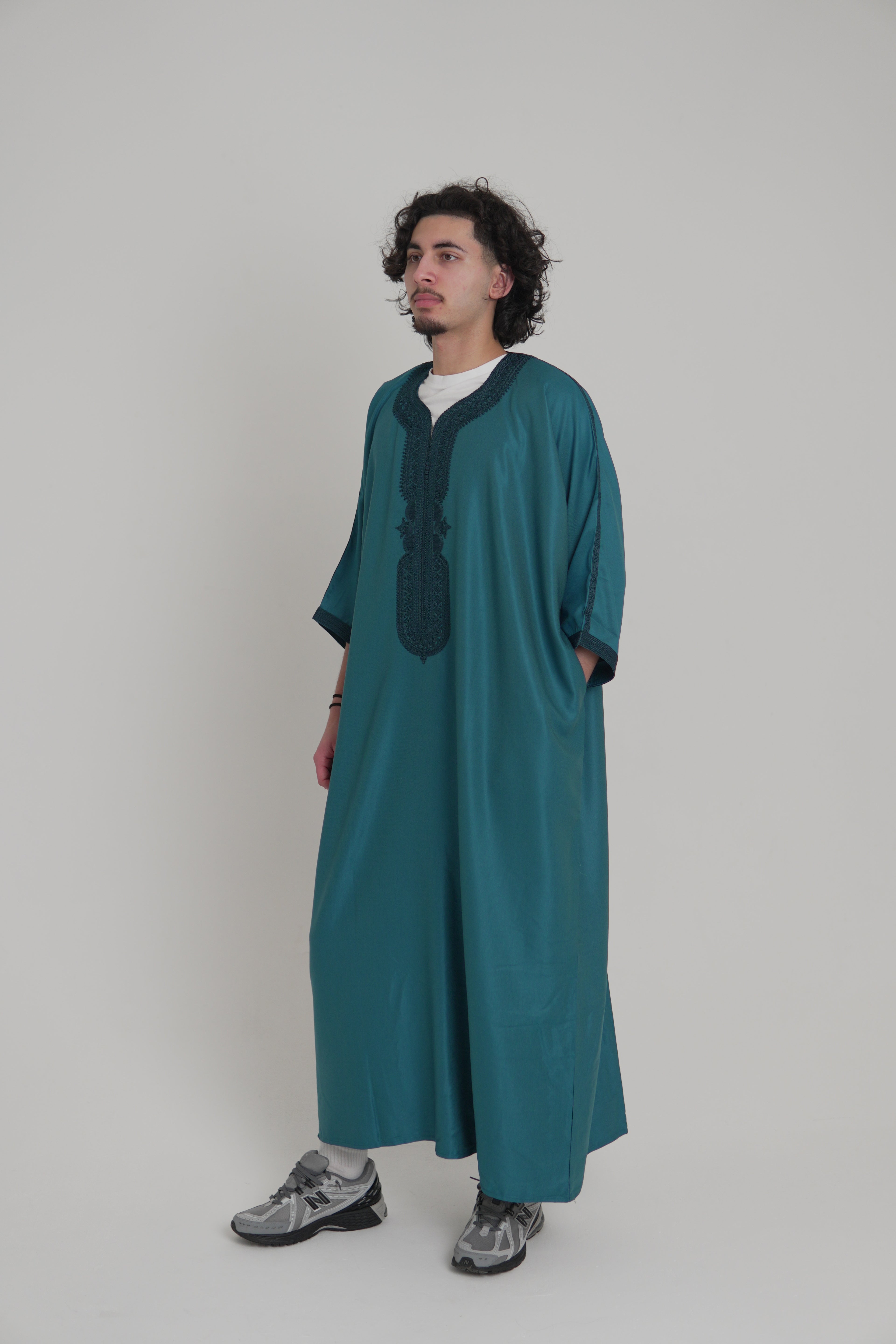 Deep Ocean Blue Gandoura