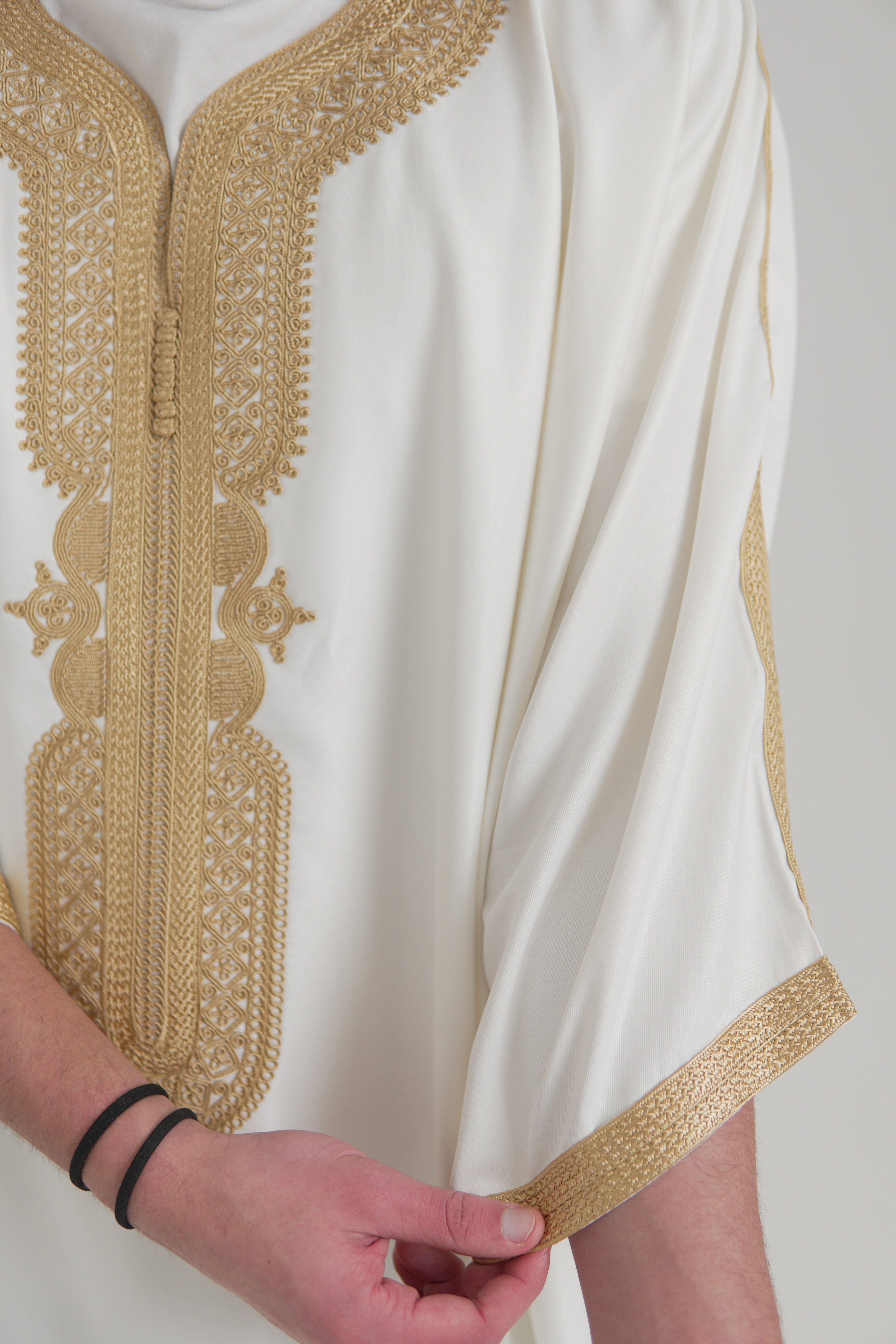White & Gold Gandoura