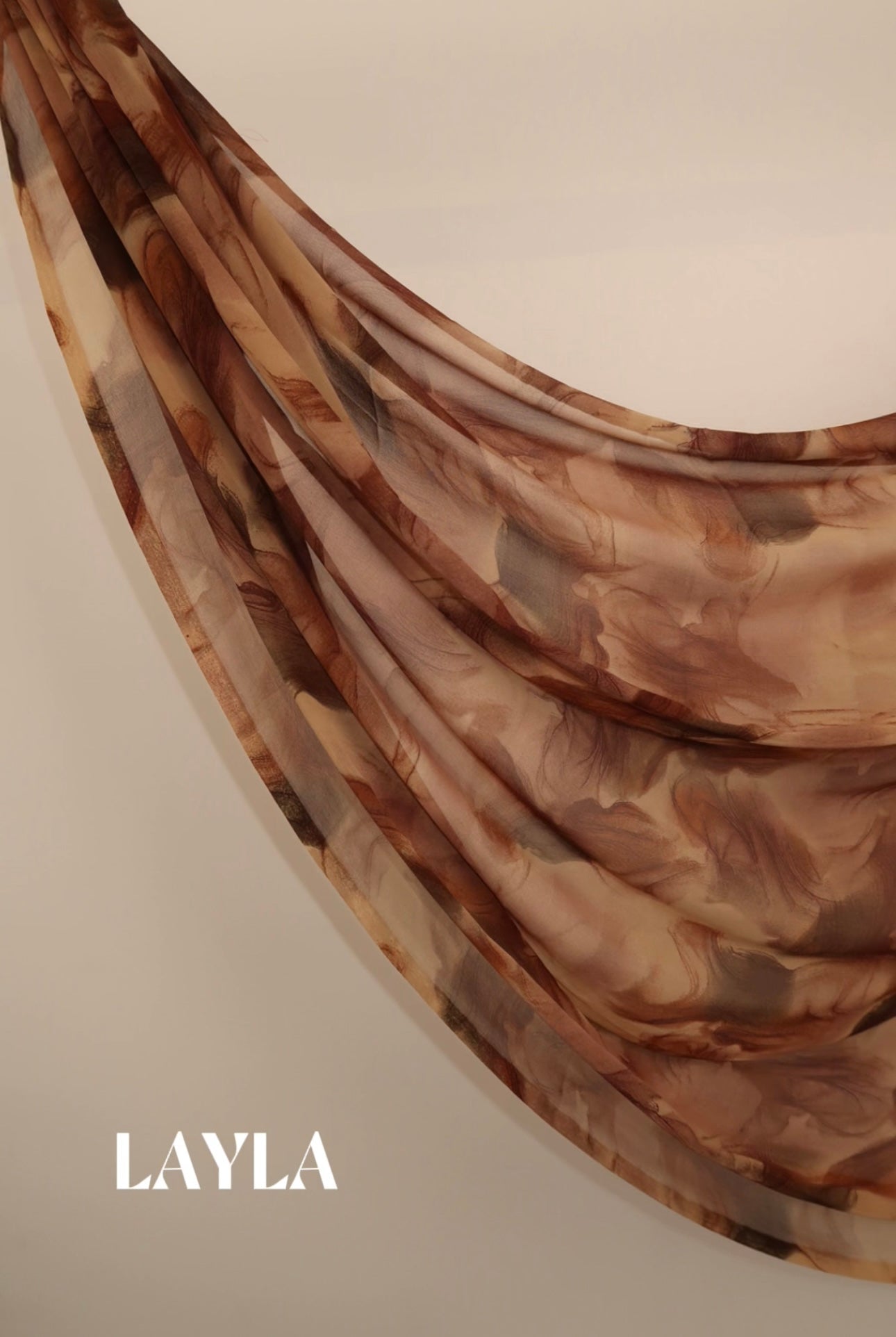 Sandstone Veil Printed Hijab
