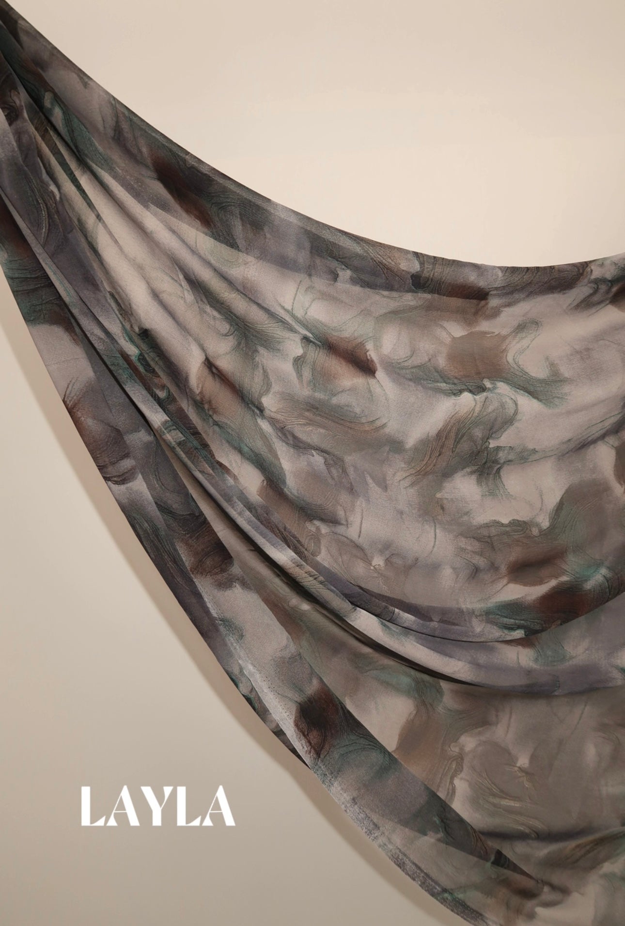 Stone Forest Printed Hijab