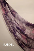 Violet Eclipse Printed Hijab front view – From #1 Shop YAZIR – YAZIRCO