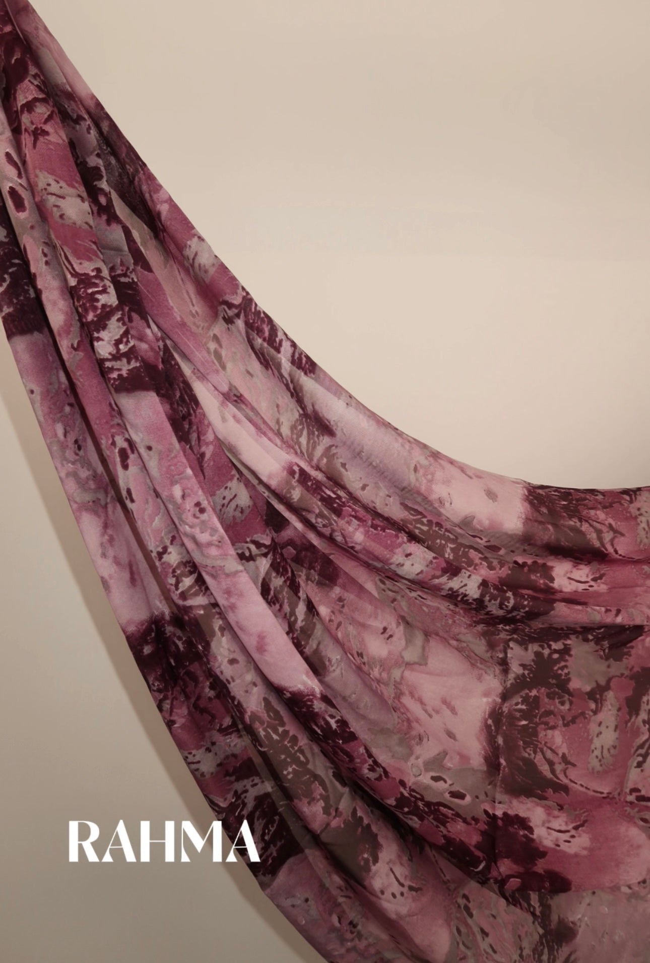 Rosewood Mist Printed Hijab